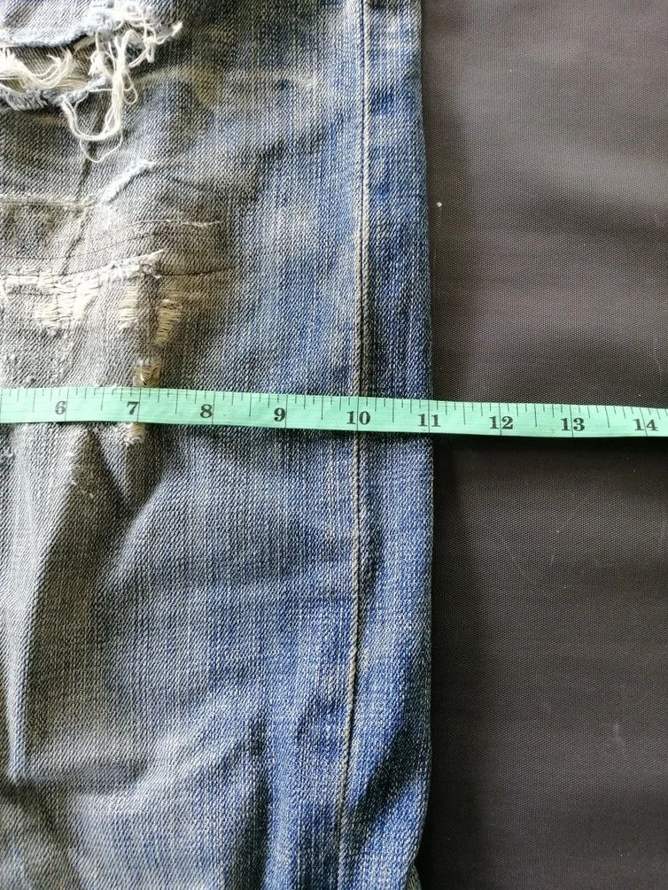 Global Work × Japanese Brand Global Work Selvedge Patches Design Straight Fit Size US 33 - 10 Thumbnail