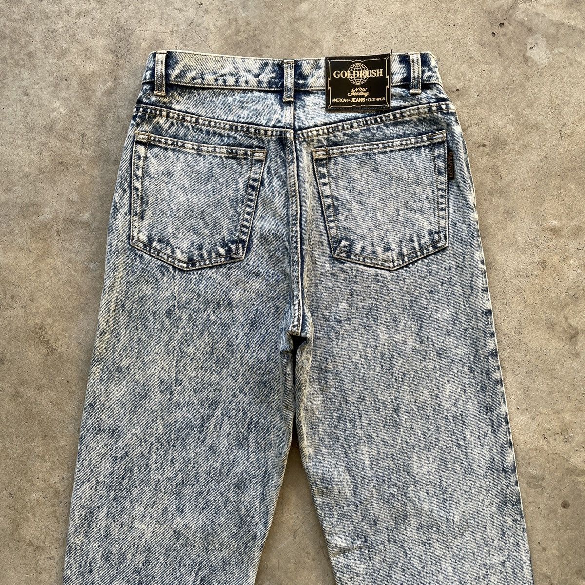 Vintage W27x33💥 Vintage Gold Rush Faded Denim Jeans Pants Size US 27 - 11 Thumbnail