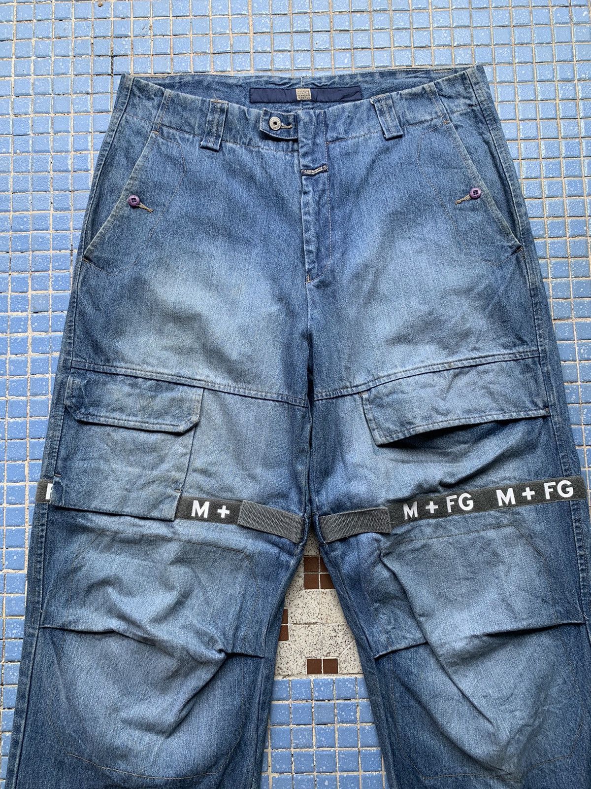 Marithe + Francois Girbaud mfg/marithe francois girbaud shuttle/hiphop baggy denim Size US 40 / EU 56 - 3 Thumbnail