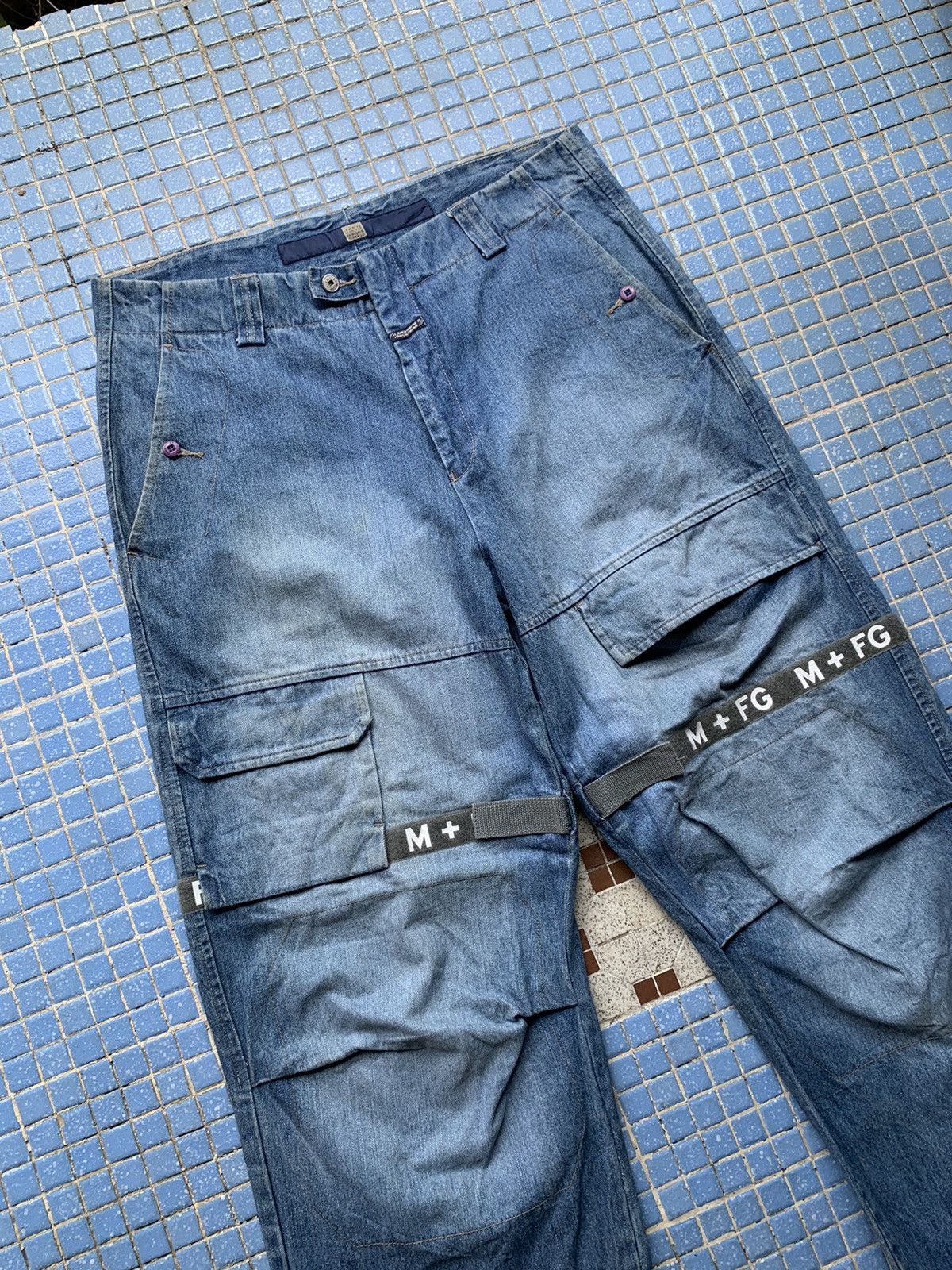Marithe + Francois Girbaud mfg/marithe francois girbaud shuttle/hiphop baggy denim Size US 40 / EU 56 - 2 Thumbnail
