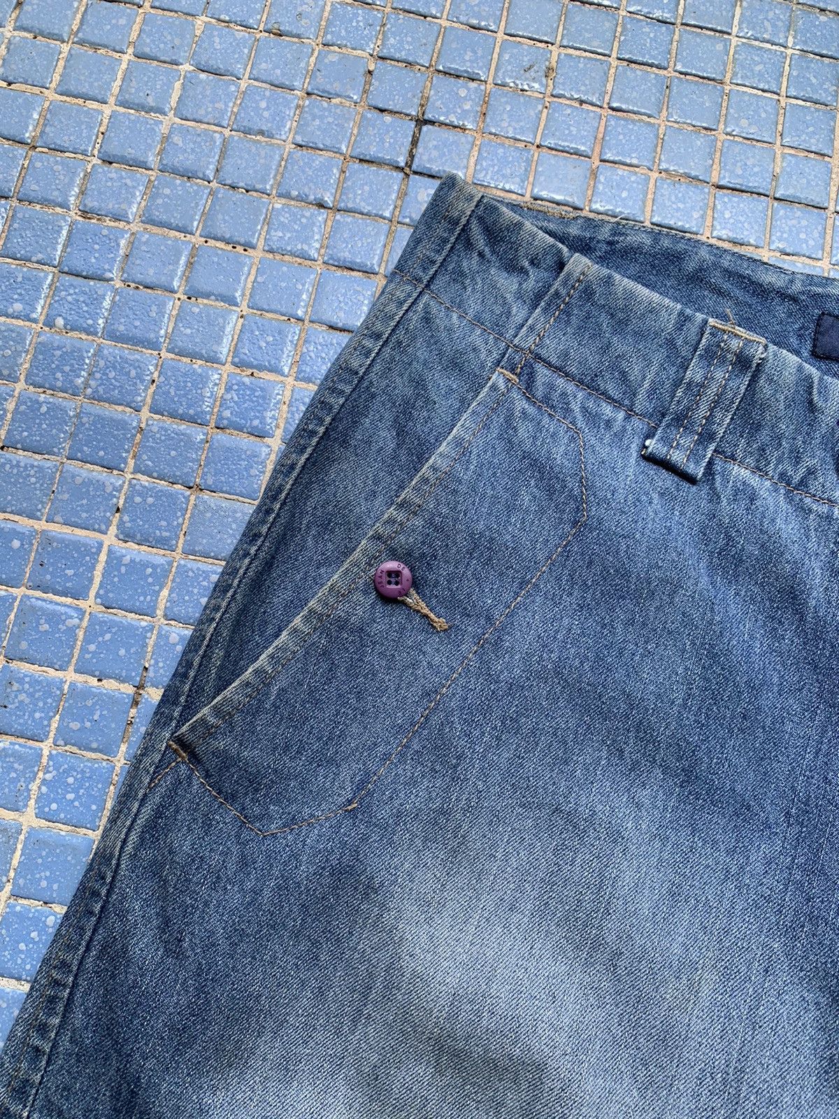 Marithe + Francois Girbaud mfg/marithe francois girbaud shuttle/hiphop baggy denim Size US 40 / EU 56 - 10 Thumbnail