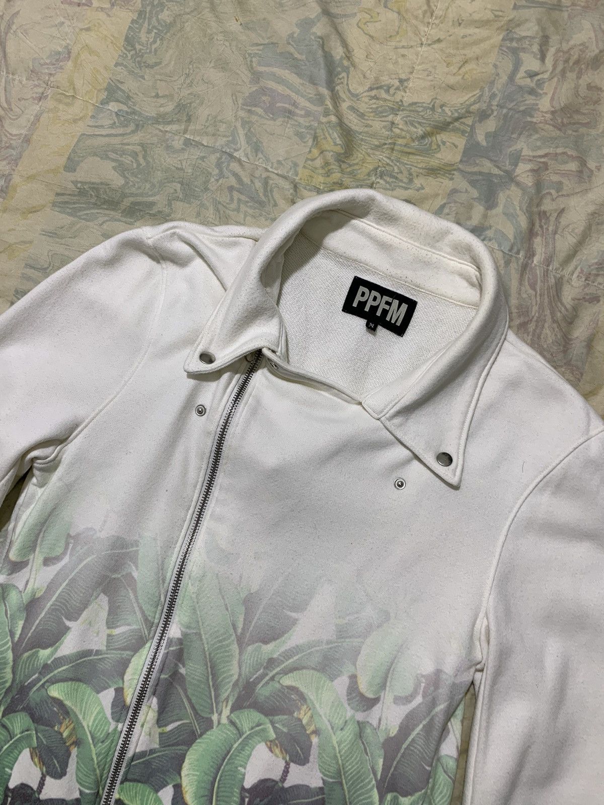Japanese Brand PPFM zipper floral jacket Size US M / EU 48-50 / 2 - 6 Thumbnail