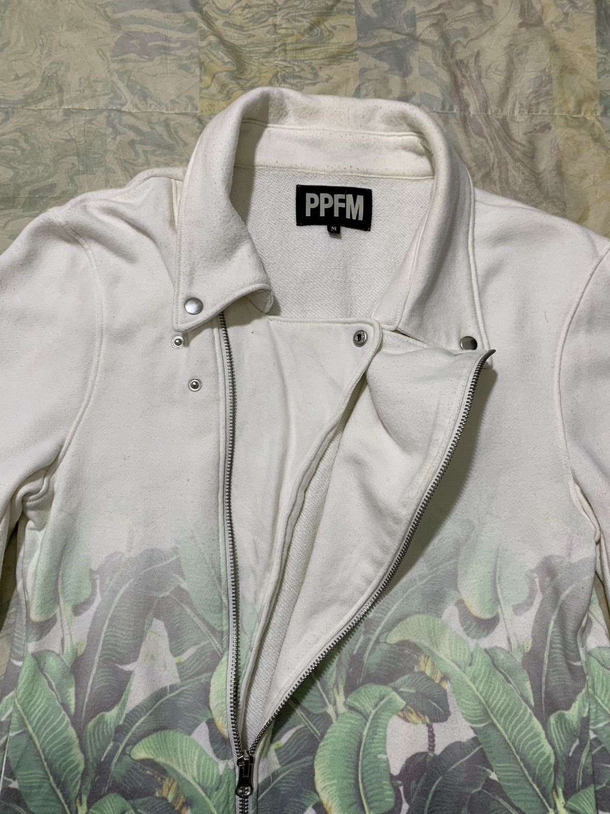 Japanese Brand PPFM zipper floral jacket Size US M / EU 48-50 / 2 - 7 Thumbnail