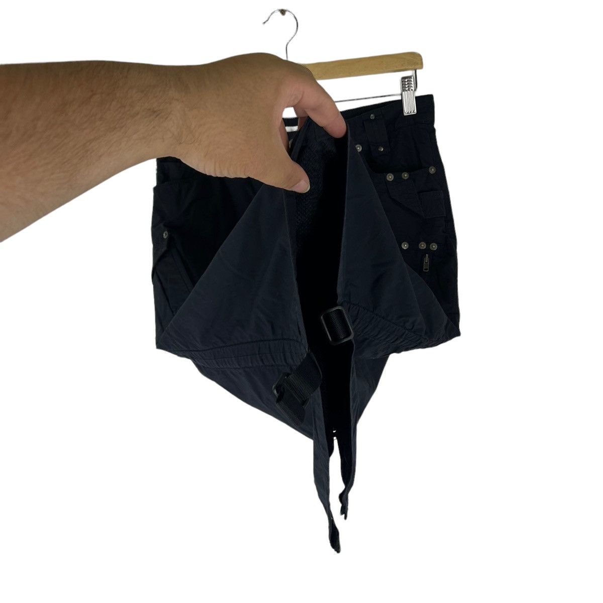 Japanese Brand RARE PARACHUTE PUNK DESIGN SKIRT BONDAGE ENCHANTEMENT JAPAN Size 30" / US 8 / IT 44 - 7 Thumbnail