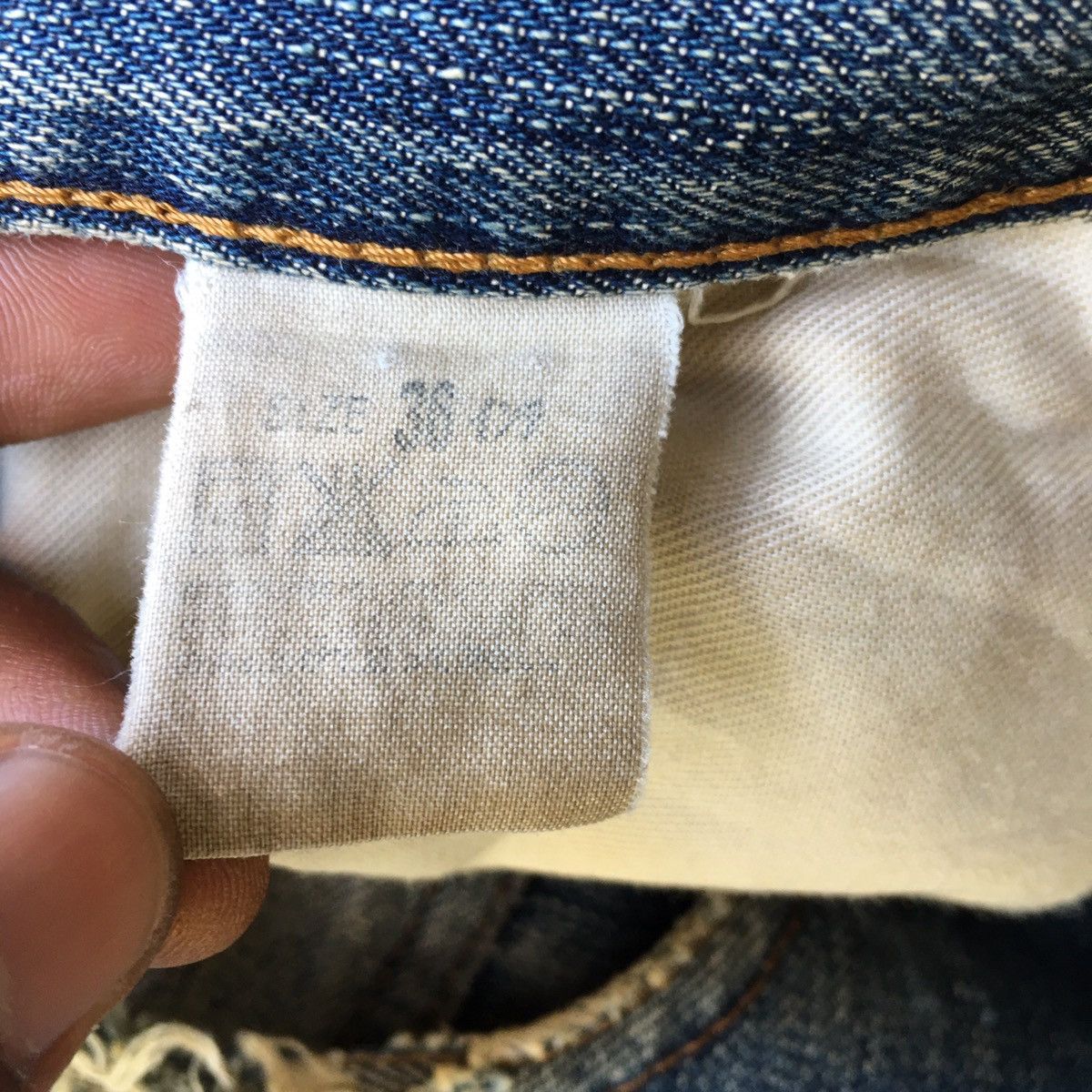 Levi's 💥SICK💥 THRASHED Vintage Levis Denim ERD GRUNGE PANTS Size US 36 / EU 52 - 10 Thumbnail