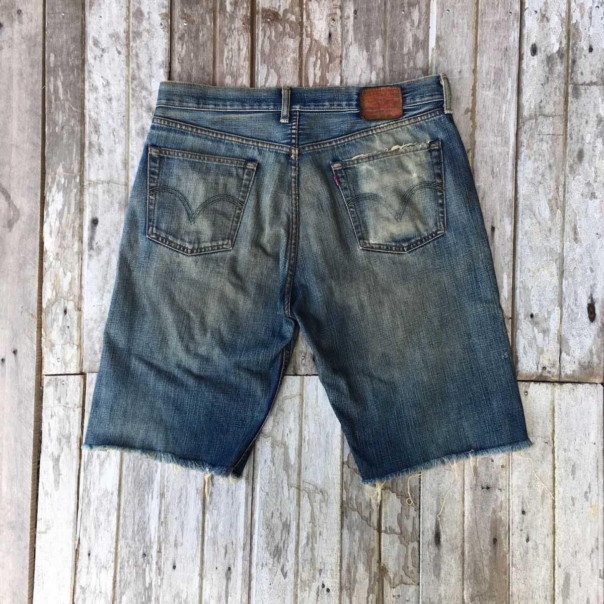 Levi's 💥SICK💥 THRASHED Vintage Levis Denim ERD GRUNGE PANTS Size US 36 / EU 52 - 1 Thumbnail