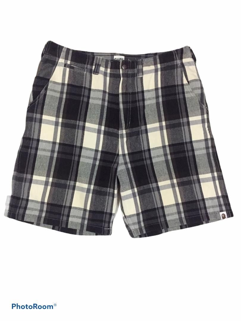 Bape Bape Check Shorts Size US 36 / EU 52 - 1 Thumbnail