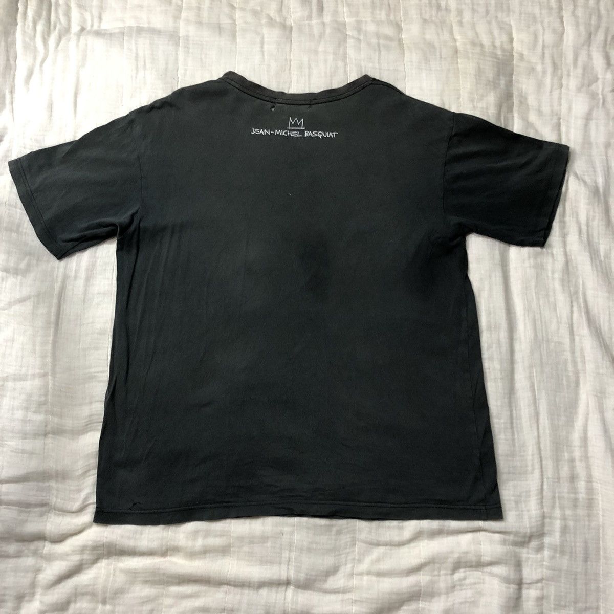 Jean-Michel Basquiat Vintage Thrashed Faded Jean Michel Basquiat T Shirt Size US L / EU 52-54 / 3 - 3 Thumbnail