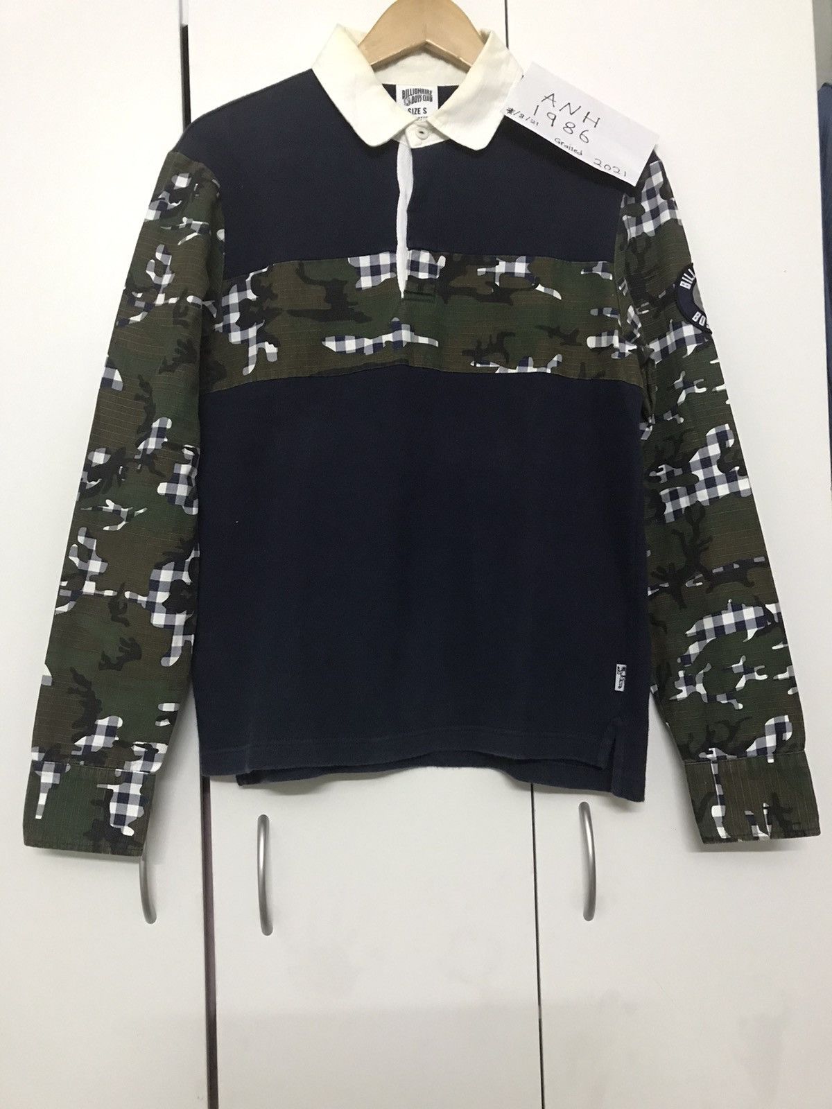 Billionaire Boys Club Camo Rugby Shirt