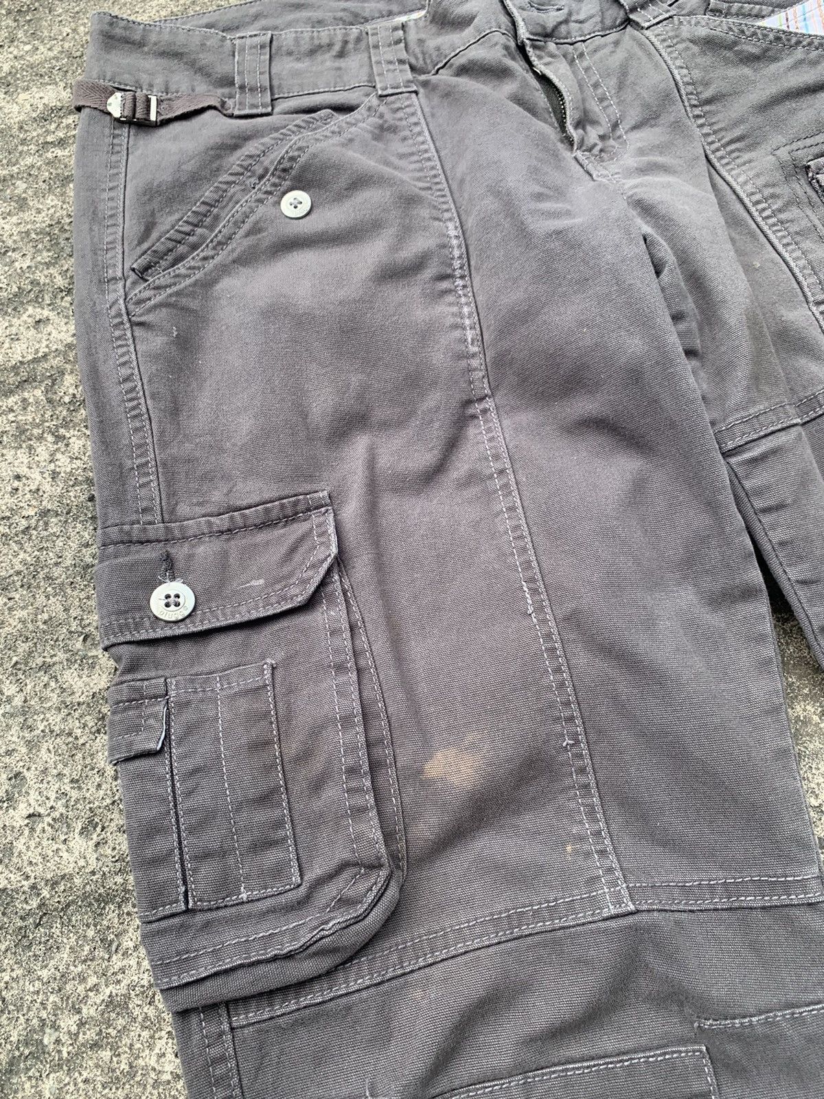 Japanese Brand Plugg woman flare tactical multipocket cargo bush pants Size US 34 / EU 50 - 6 Thumbnail