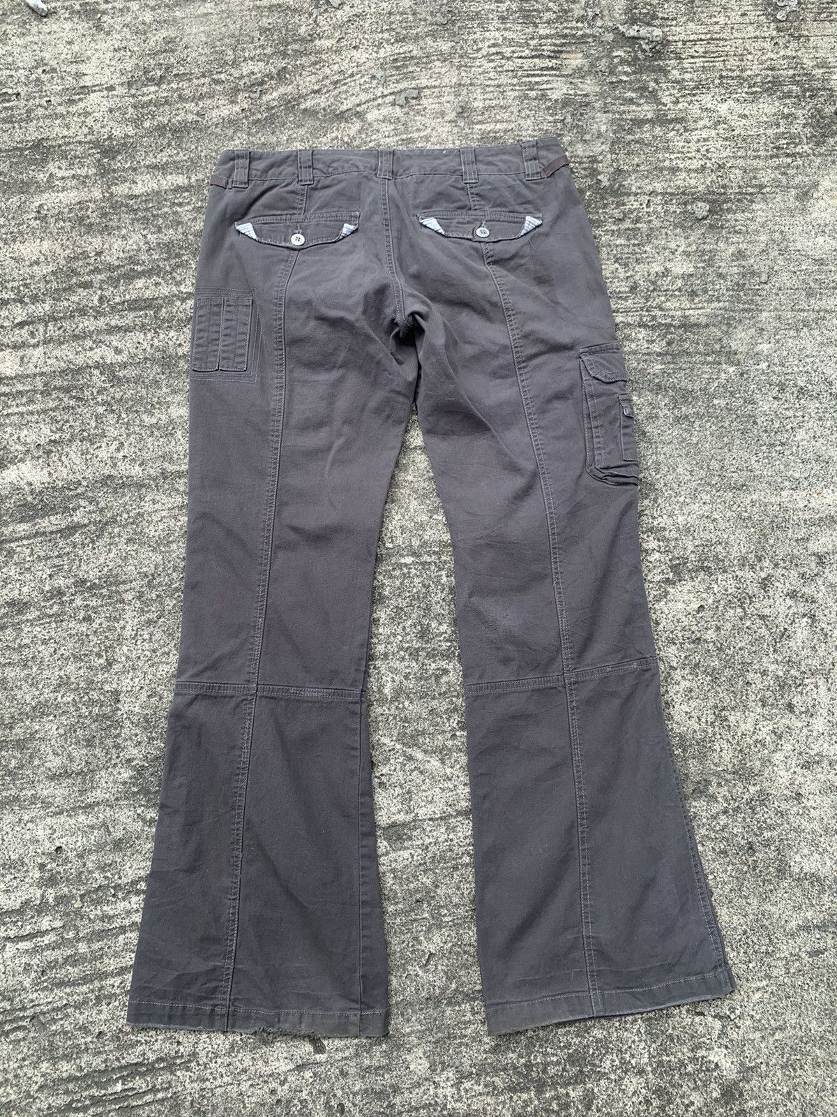 Japanese Brand Plugg woman flare tactical multipocket cargo bush pants Size US 34 / EU 50 - 9 Thumbnail