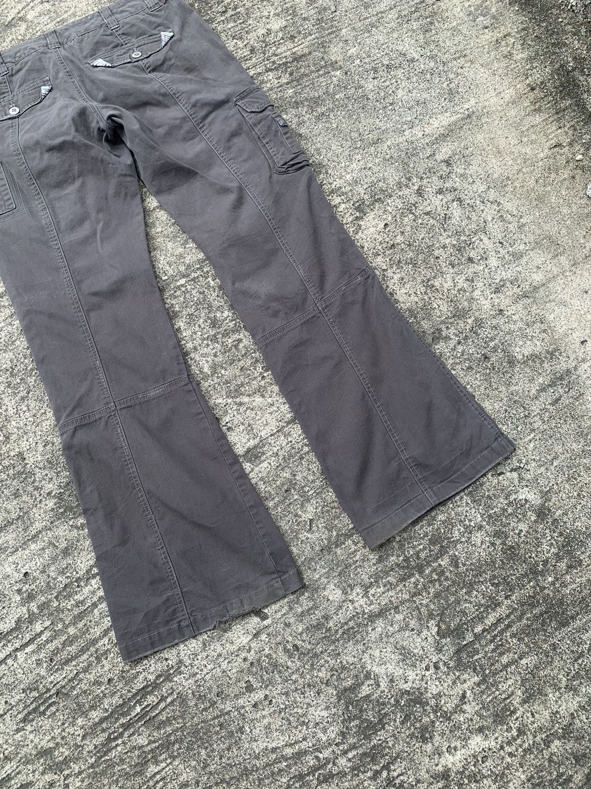 Japanese Brand Plugg woman flare tactical multipocket cargo bush pants Size US 34 / EU 50 - 11 Thumbnail