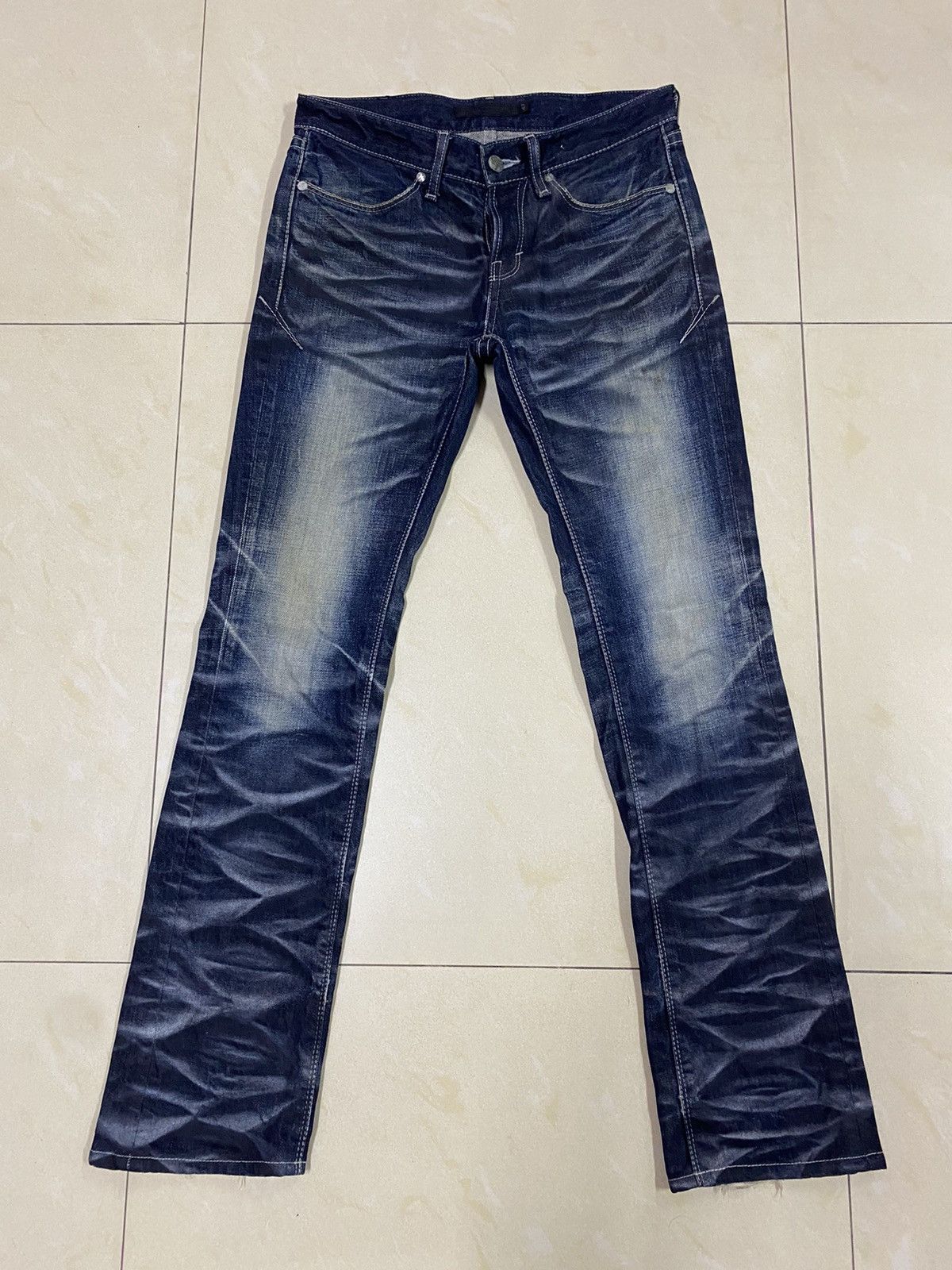 image of Gostar De Fuga x If Six Was Nine Fuga Clawmark Denim in Blue, Men's (Size 29)