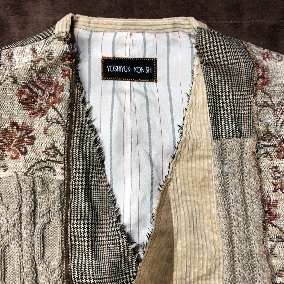 Yoshiyuki Konishi Yoshiyuki Konishi Knit Patchwork Design Vest Size US M / EU 48-50 / 2 - 3 Thumbnail