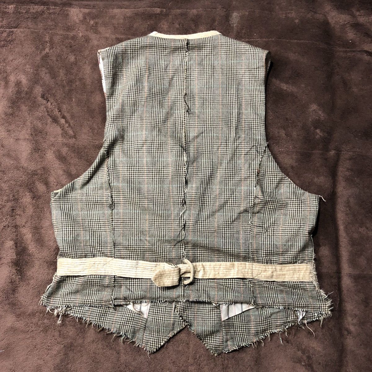 Yoshiyuki Konishi Yoshiyuki Konishi Knit Patchwork Design Vest Size US M / EU 48-50 / 2 - 2 Thumbnail