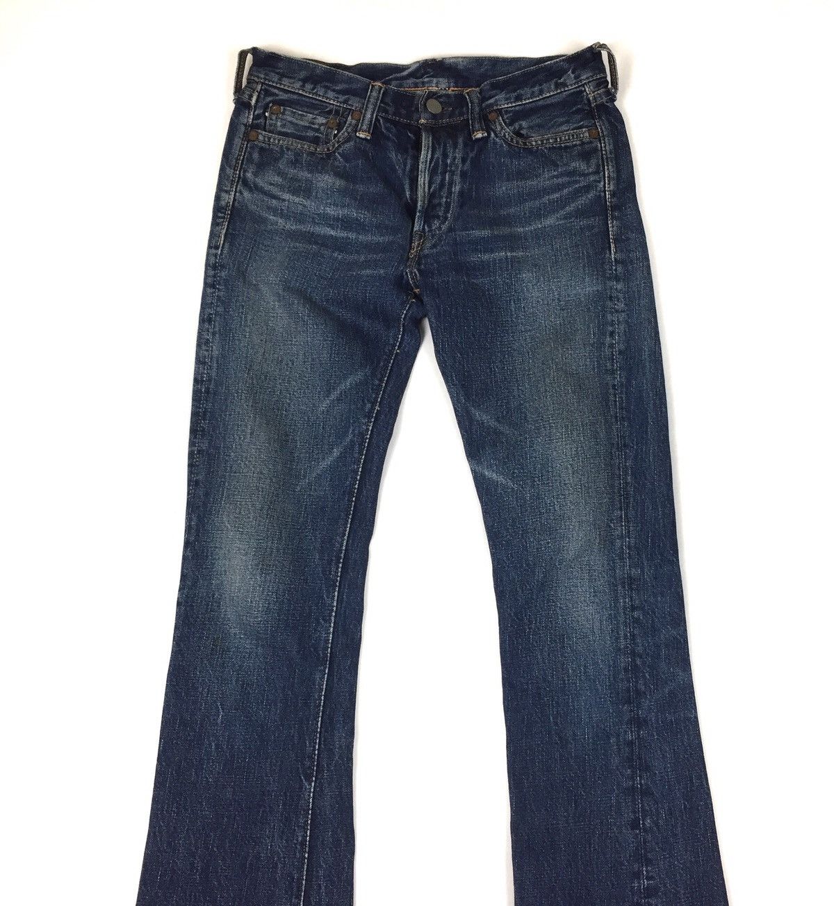 Full Count & Co. × Japanese Brand Vintage Full Count Osaka Made In Japan Flare Jeans Size US 28 / EU 44 - 4 Thumbnail