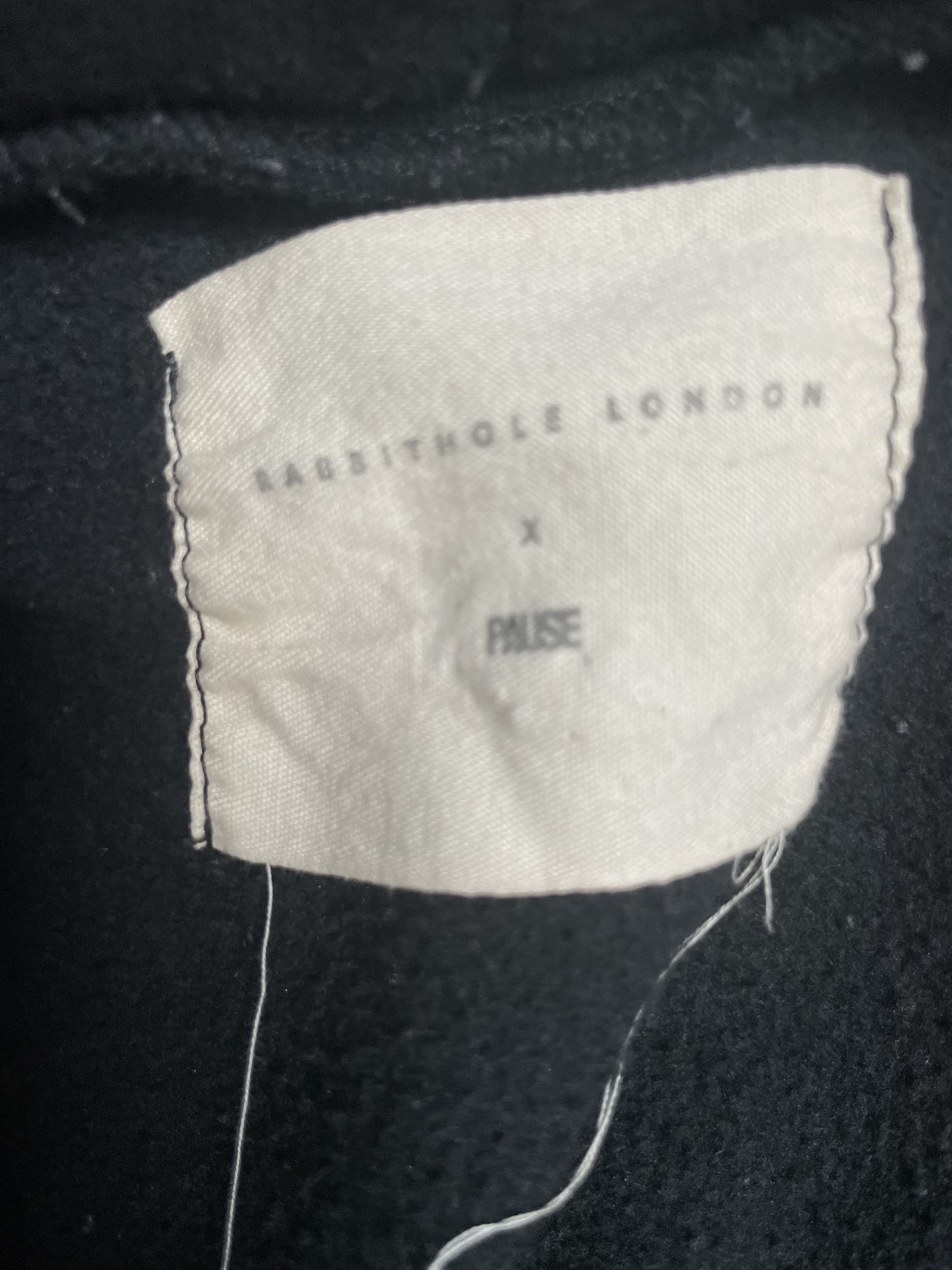 Rabbithole London Rabbithole London x Pause Mag Hoodie - Black/Gray hoodie Size US L / EU 52-54 / 3 - 3 Thumbnail