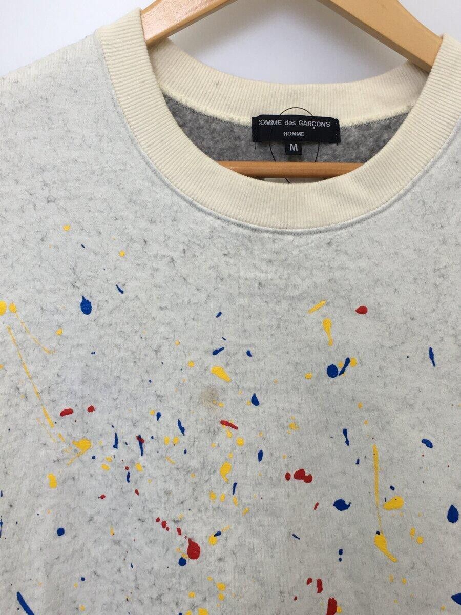 Comme des Garcons × Comme des Garcons Homme Paint Splatter Crewneck Sweatshirt Size US M / EU 48-50 / 2 - 3 Thumbnail