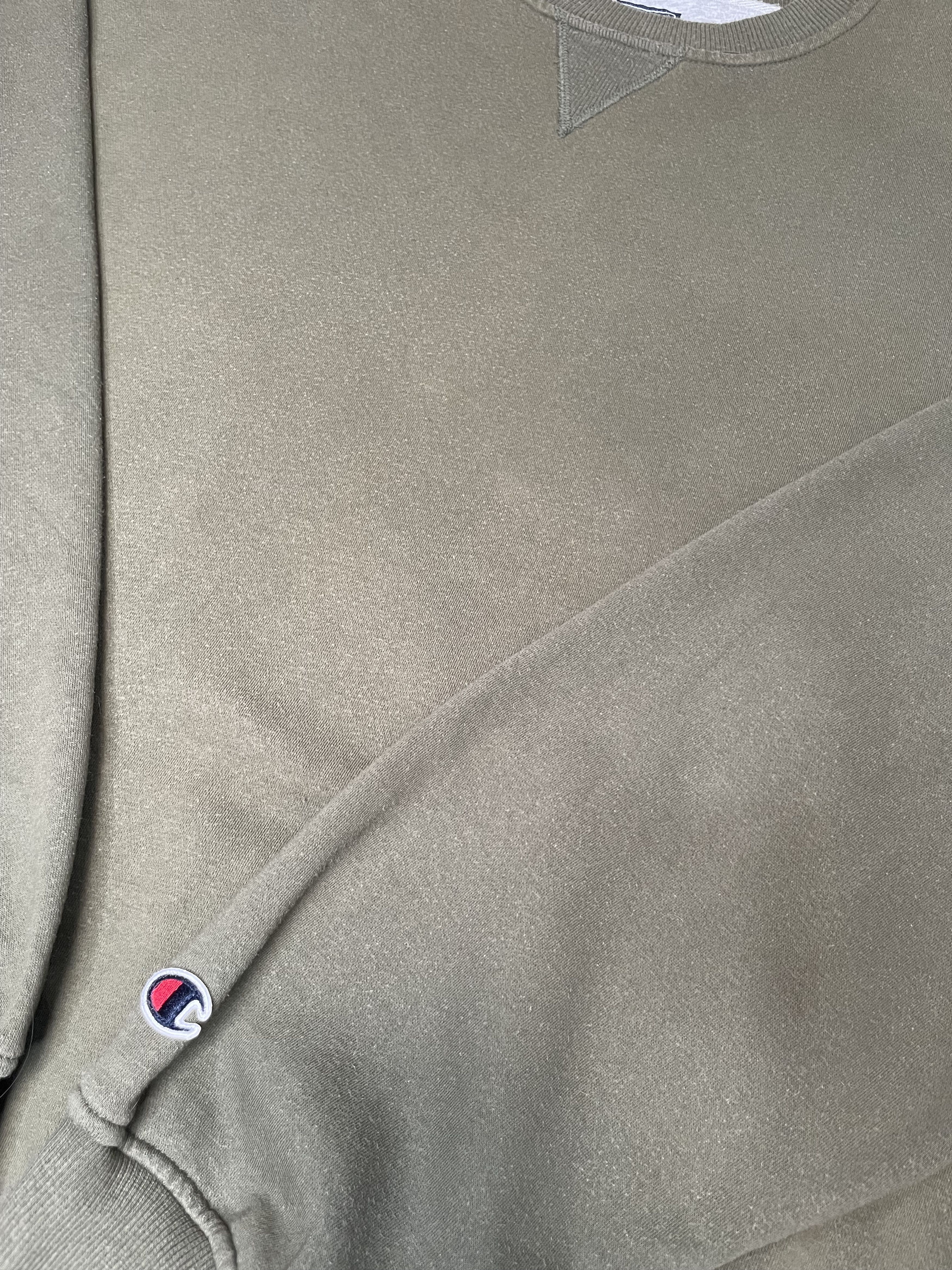 Champion CHAMPION - OLIVE GREEN SWEATER Size US XL / EU 56 / 4 - 2 Thumbnail