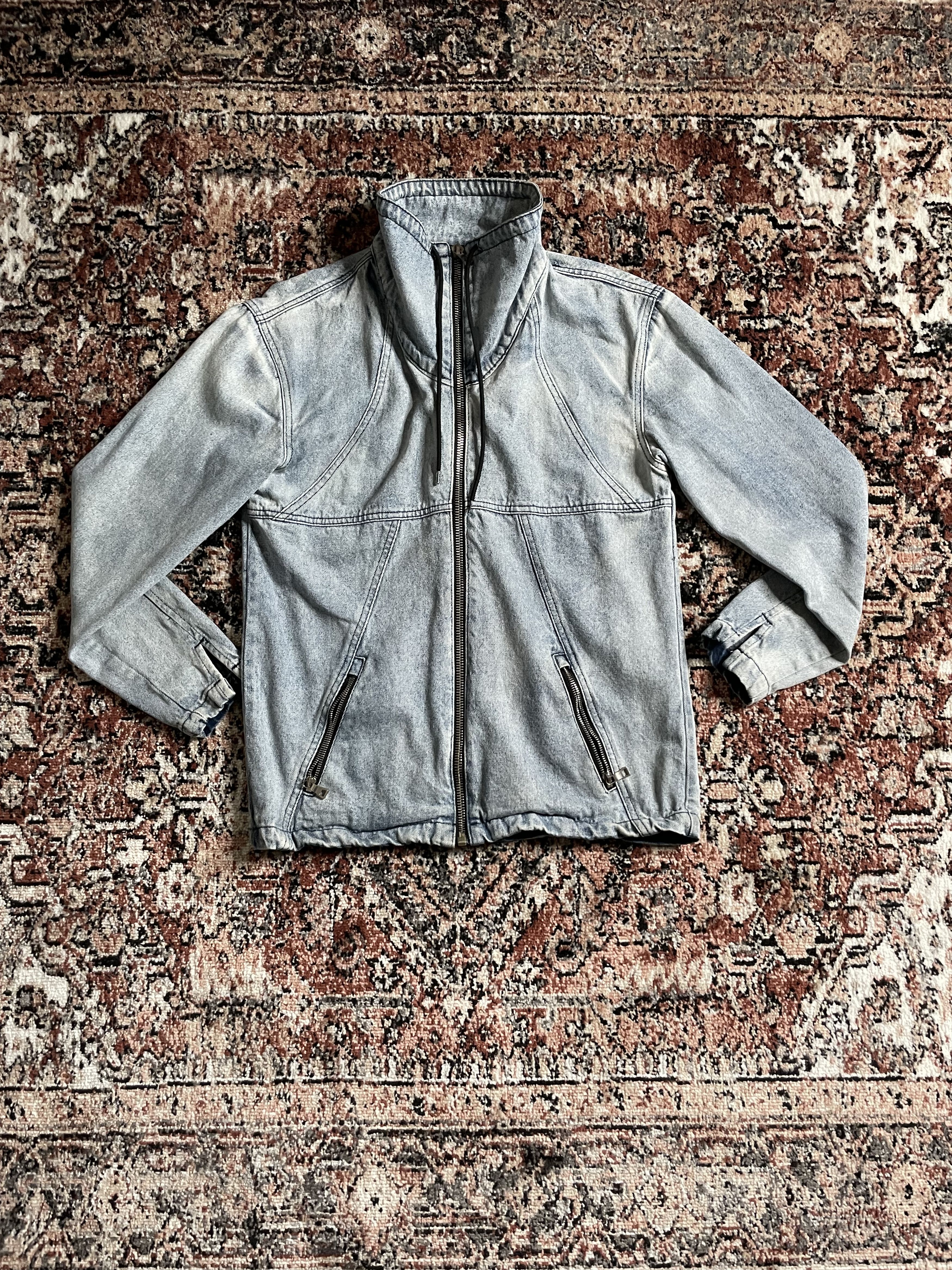 Forever 21 Forever 21 - Mockneck Denim Jacket Size US S / EU 44-46 / 1 - 2 Thumbnail