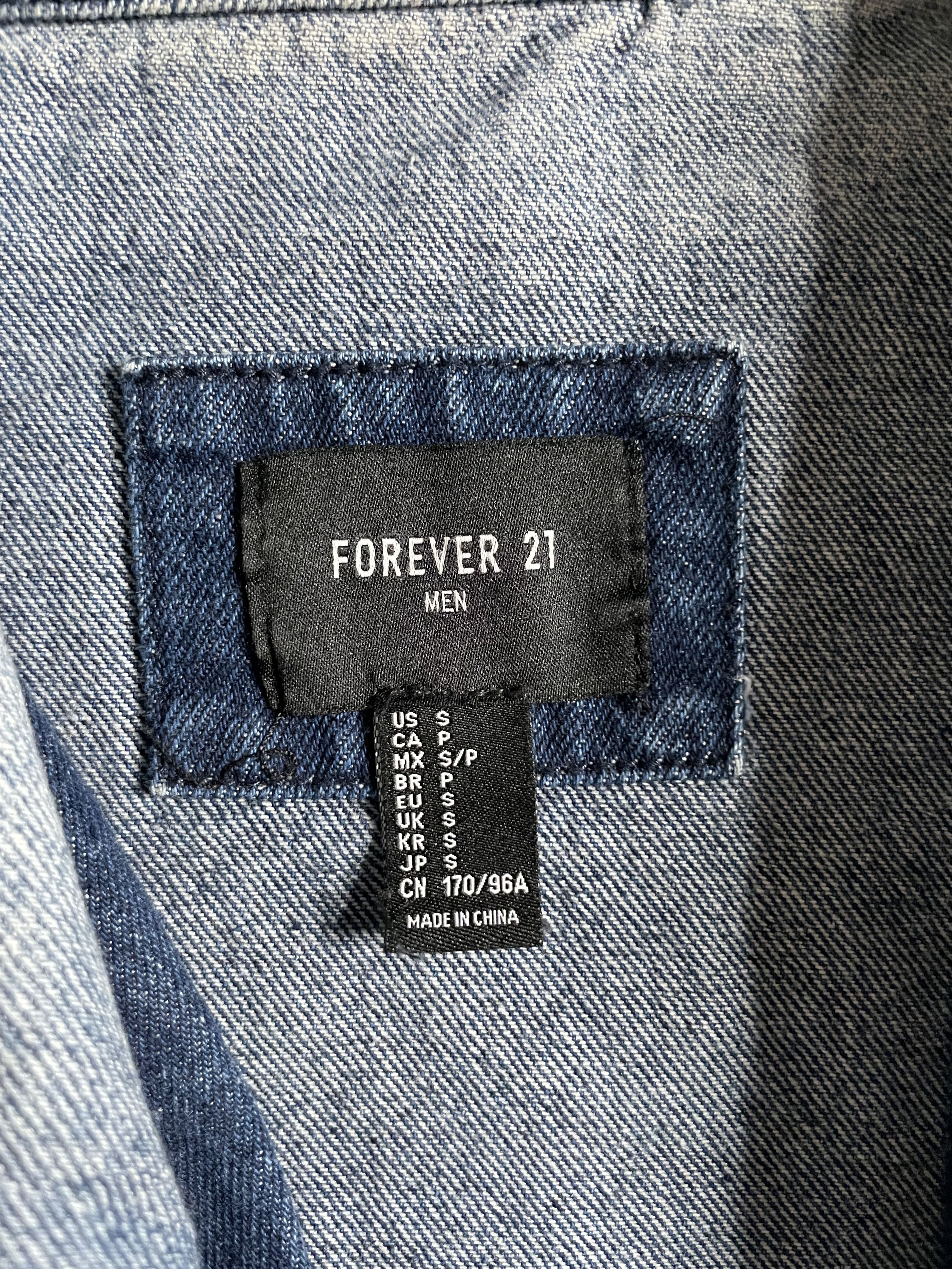 Forever 21 Forever 21 - Mockneck Denim Jacket Size US S / EU 44-46 / 1 - 4 Thumbnail