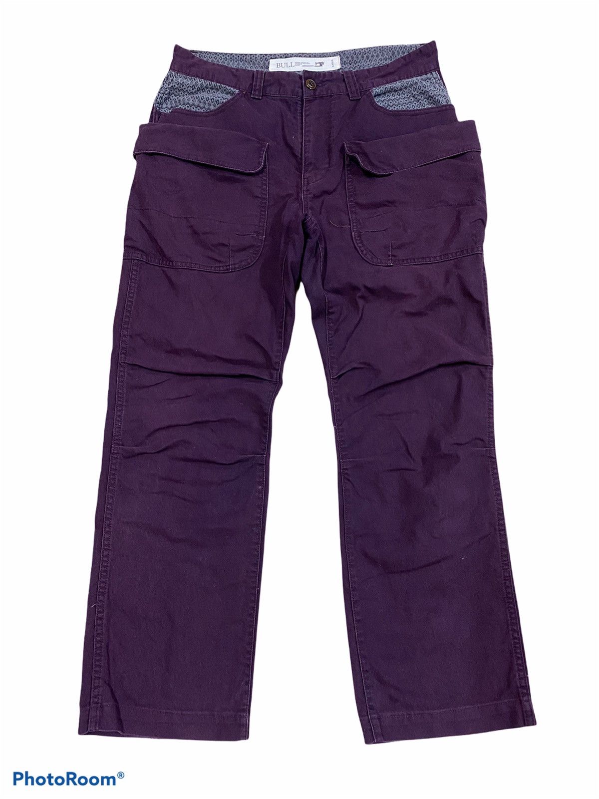 image of Sassafras Bull Gardener Pants in Purple, Men's (Size 32)