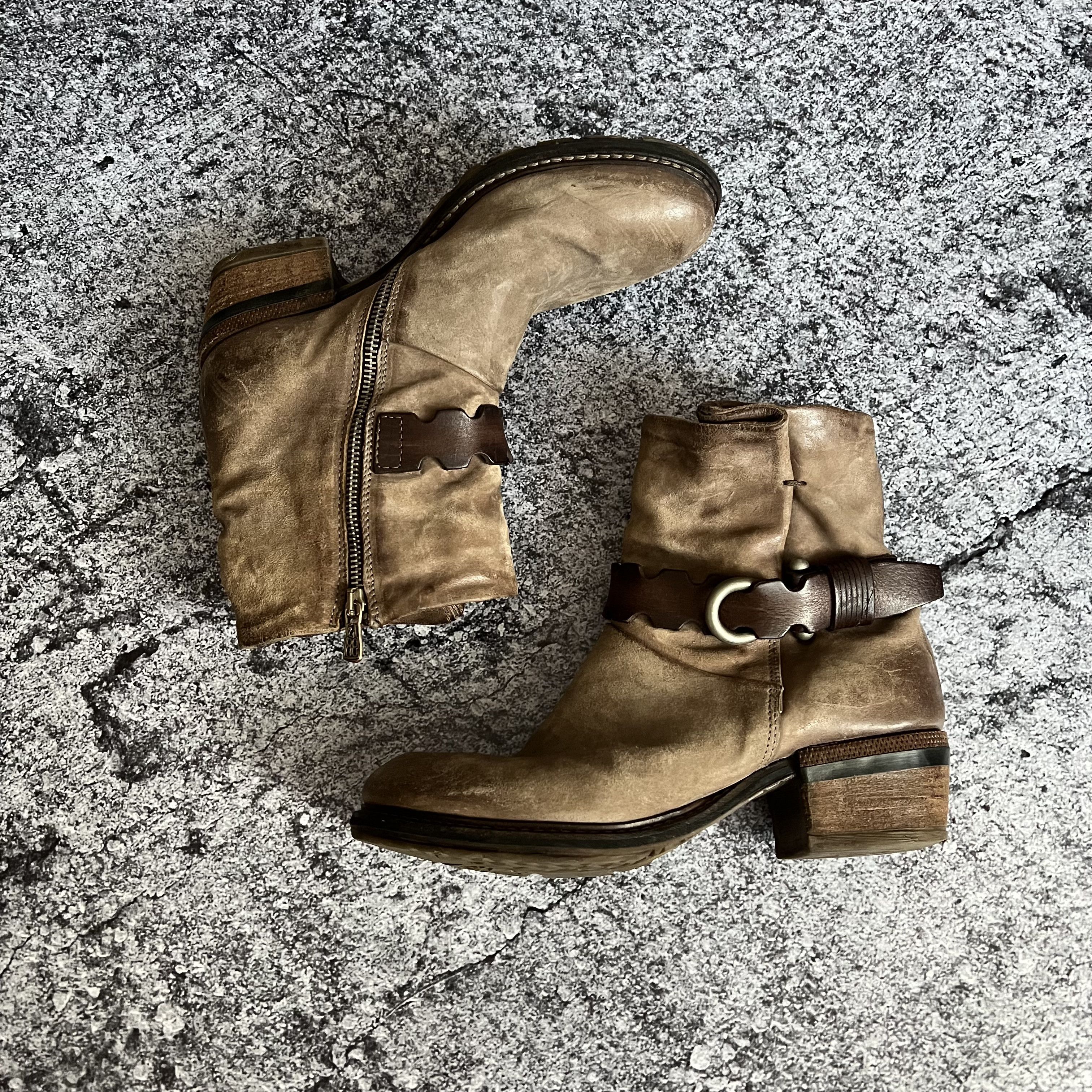 A.S.98 A.S. 98 Boots Shoes Leather Size 39 Size US 9 / IT 39 - 11 Thumbnail