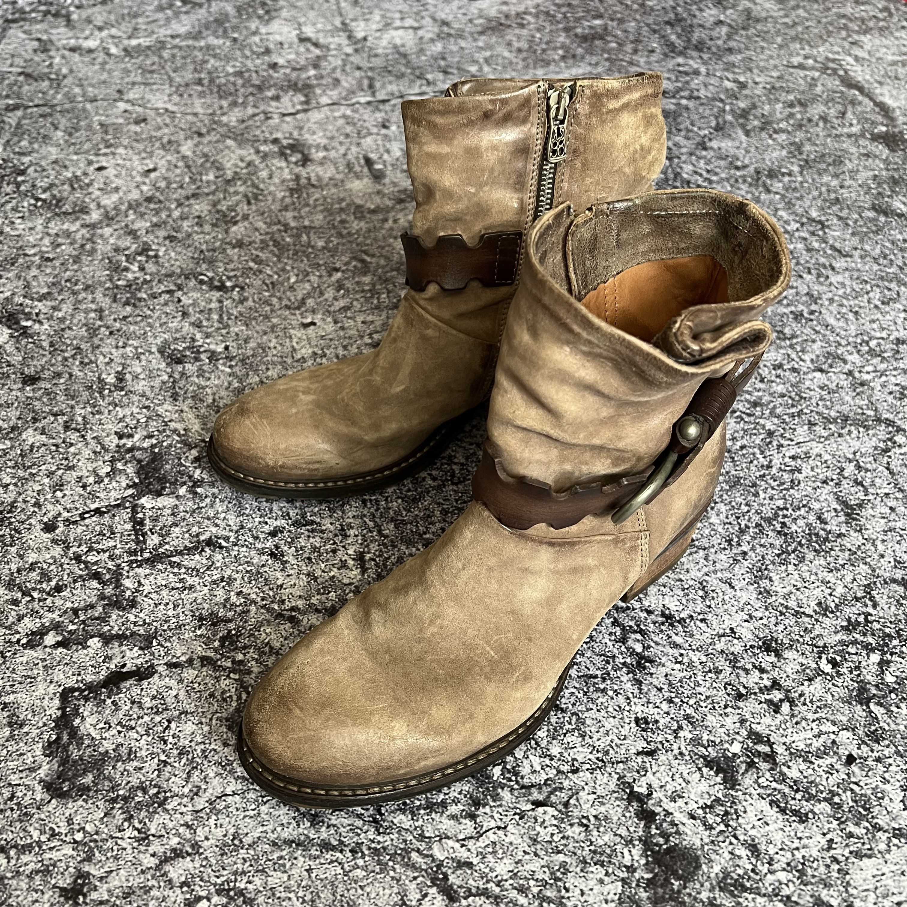 A.S.98 A.S. 98 Boots Shoes Leather Size 39 Size US 9 / IT 39 - 2 Thumbnail