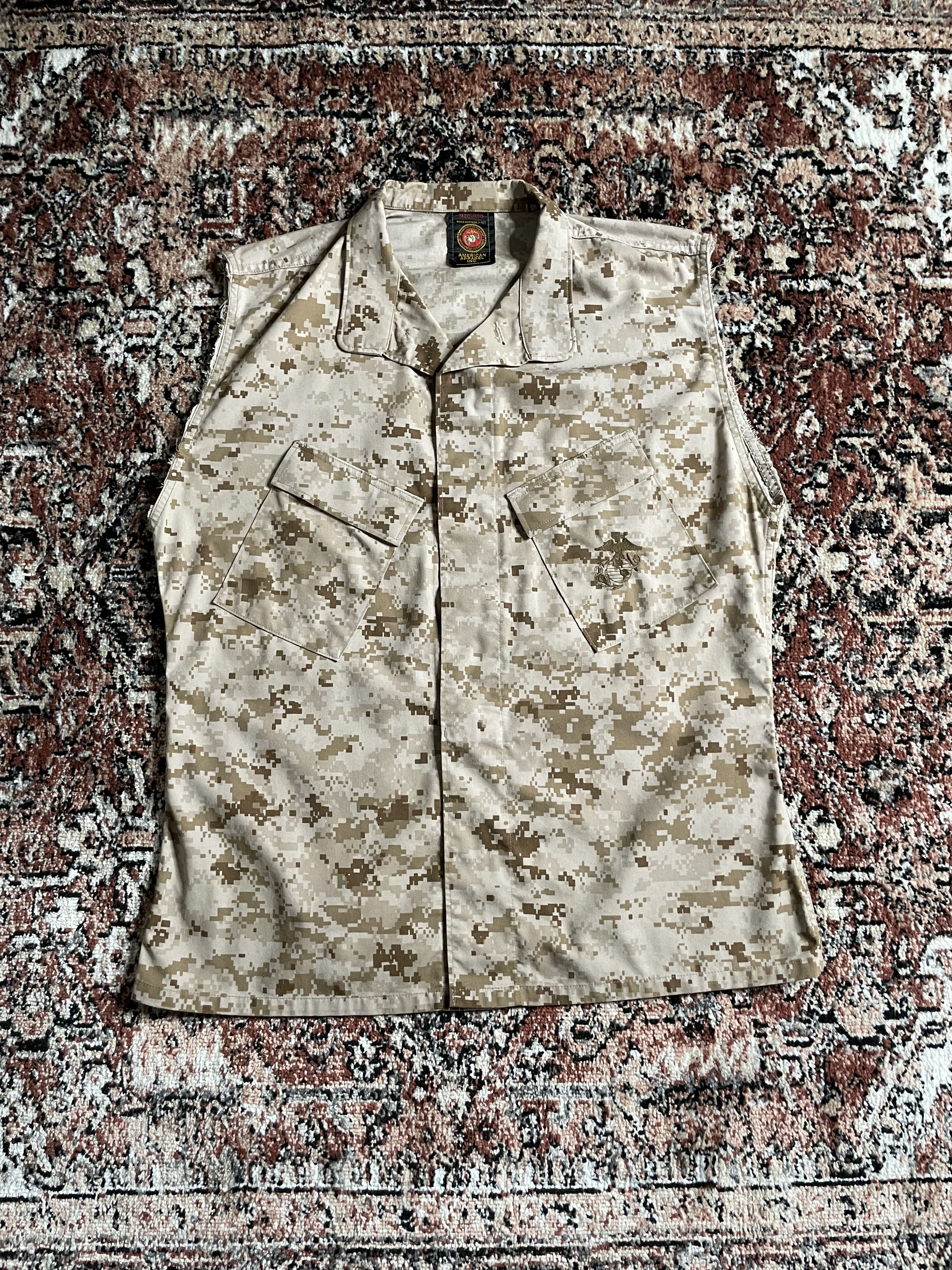 Vintage Military - Camo Cream and brown vest Size US M / EU 48-50 / 2 - 1 Thumbnail