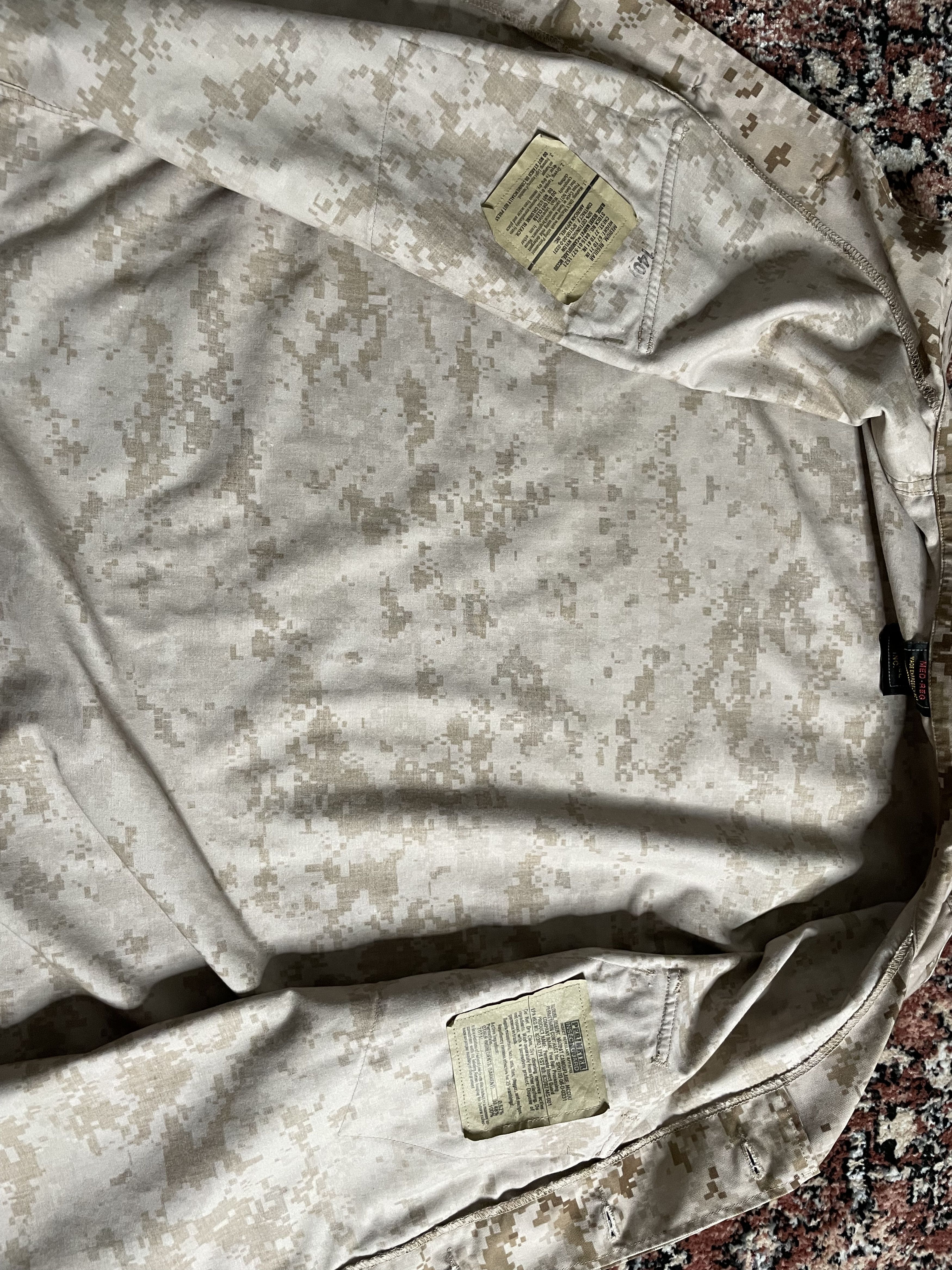 Vintage Military - Camo Cream and brown vest Size US M / EU 48-50 / 2 - 4 Thumbnail