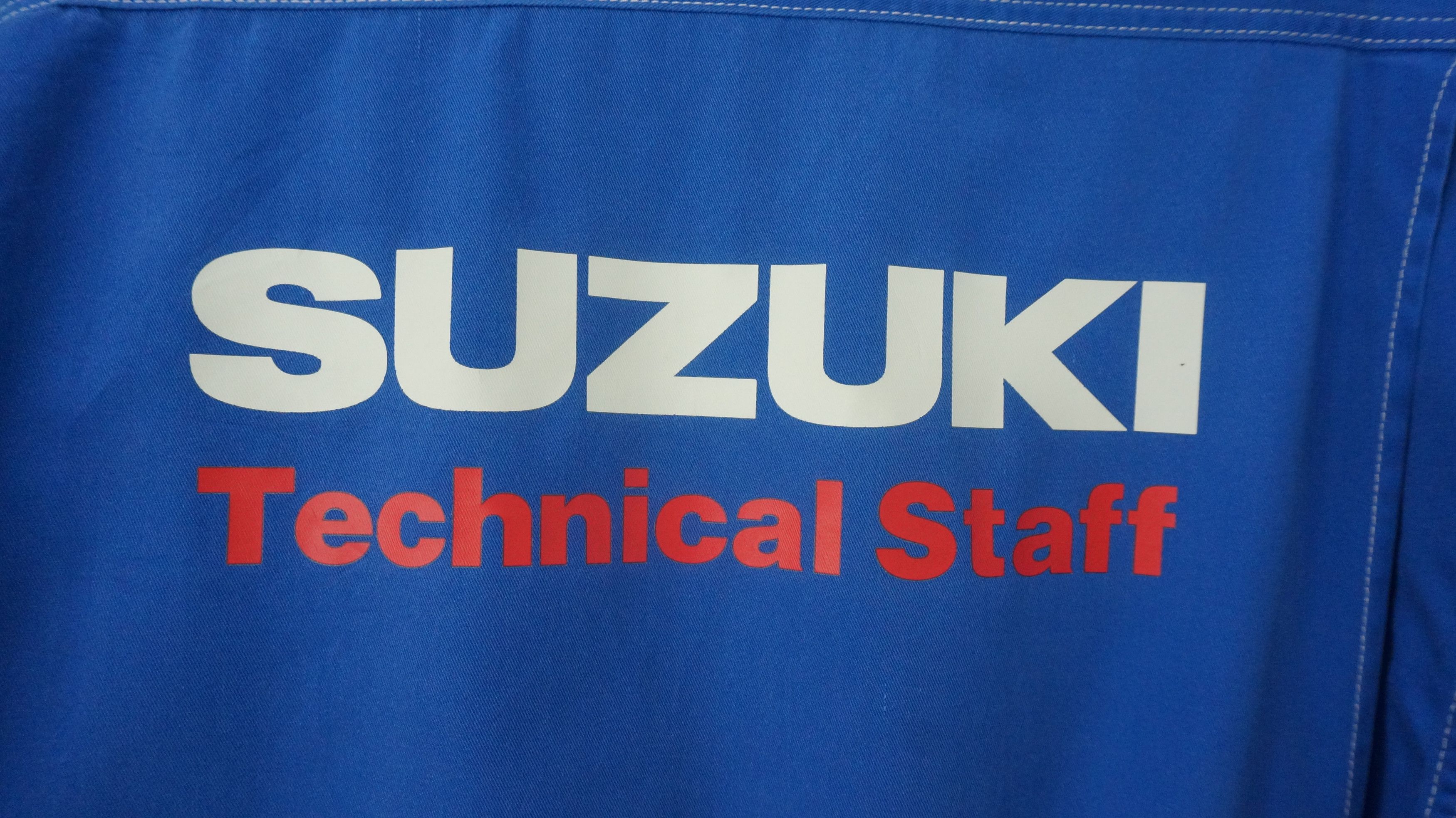 Japanese Brand Vintage SUZUKI Japan Technical Staff Uniform Coverall Size US 38 / EU 54 - 8 Thumbnail