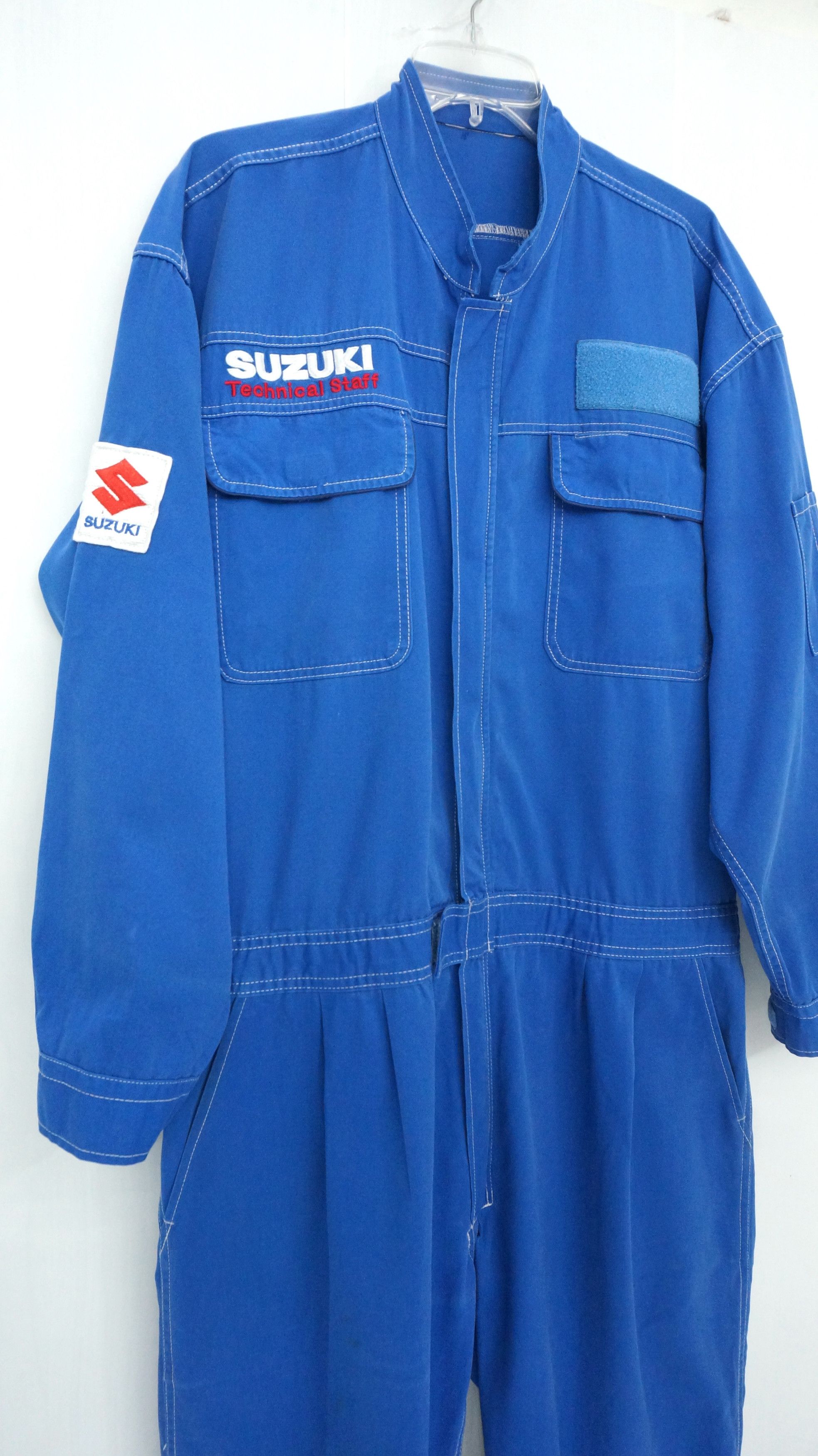Japanese Brand Vintage SUZUKI Japan Technical Staff Uniform Coverall Size US 38 / EU 54 - 4 Thumbnail