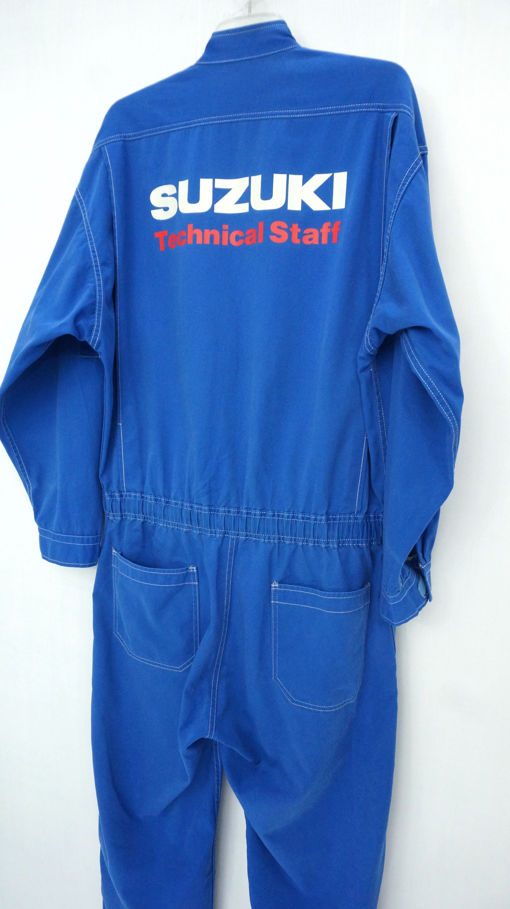 Japanese Brand Vintage SUZUKI Japan Technical Staff Uniform Coverall Size US 38 / EU 54 - 7 Thumbnail