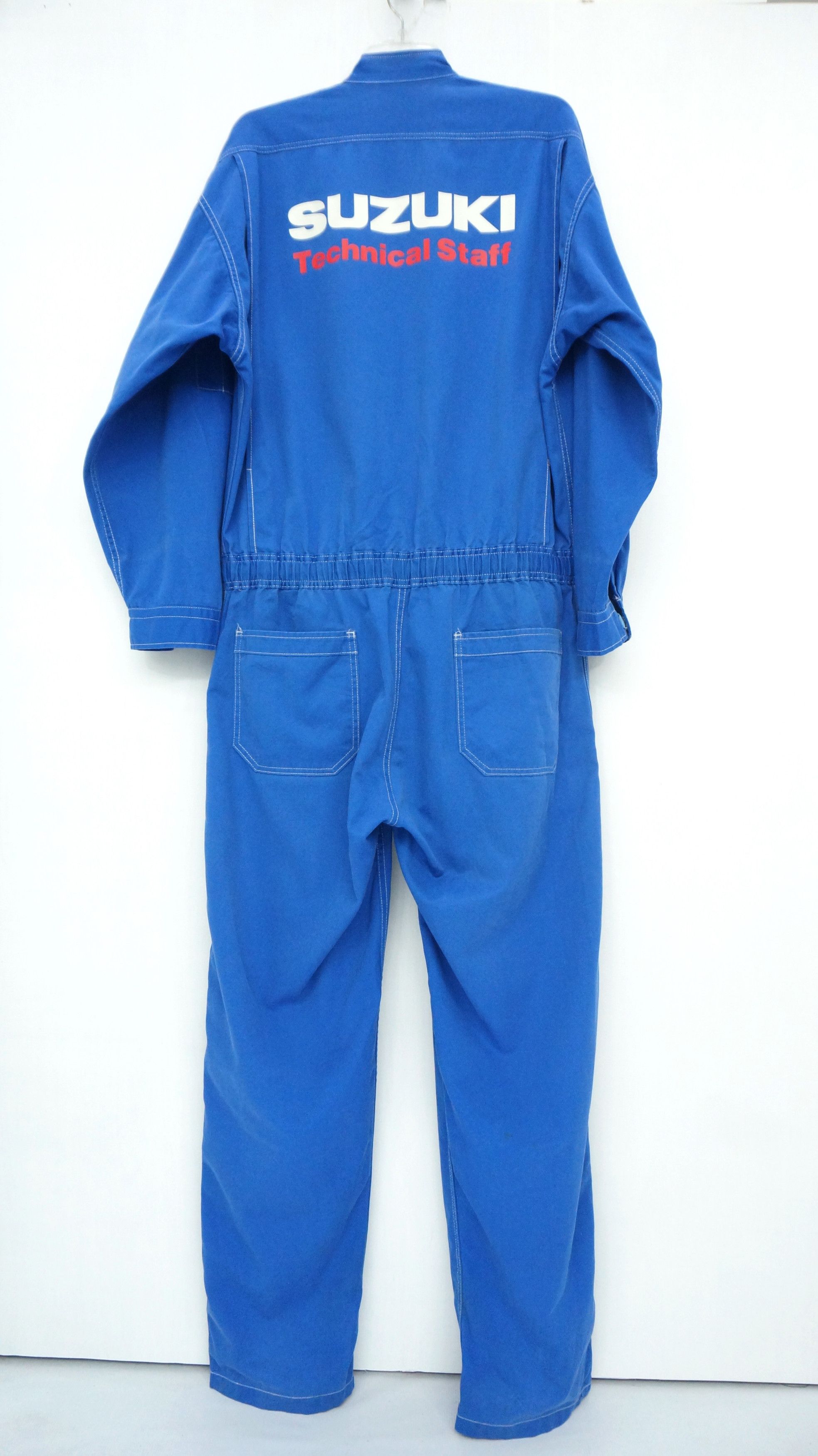 Japanese Brand Vintage SUZUKI Japan Technical Staff Uniform Coverall Size US 38 / EU 54 - 1 Thumbnail