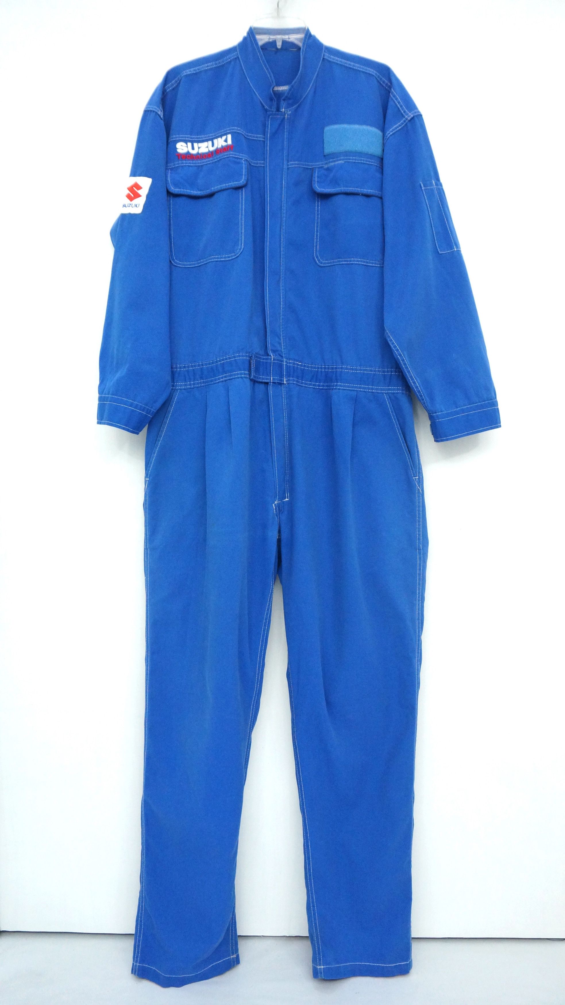 Japanese Brand Vintage SUZUKI Japan Technical Staff Uniform Coverall Size US 38 / EU 54 - 2 Thumbnail