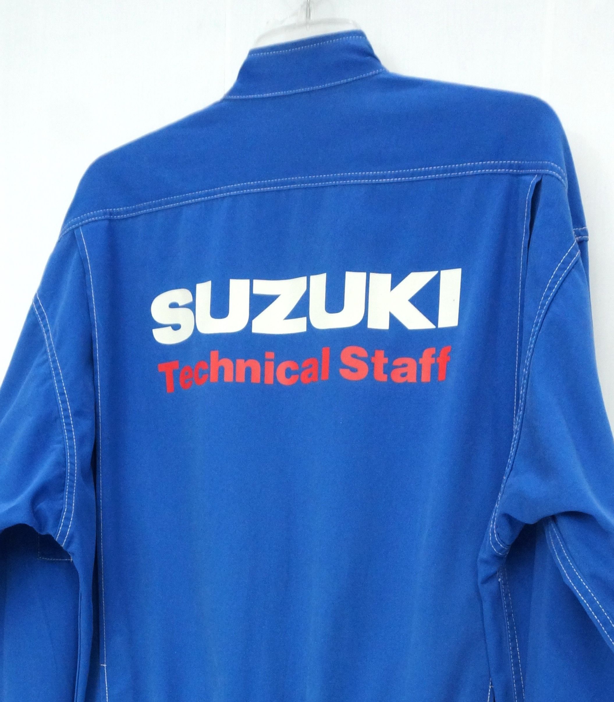 Japanese Brand Vintage SUZUKI Japan Technical Staff Uniform Coverall Size US 38 / EU 54 - 3 Thumbnail