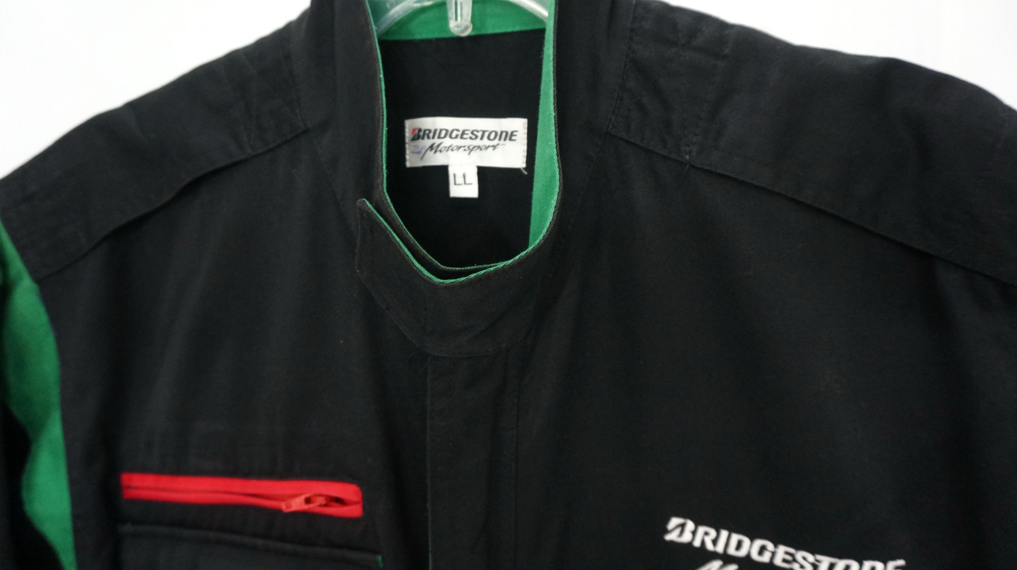 Japanese Brand BRIDGESTONE Motorsport Rare Uniform Coverall Size US 31 - 6 Thumbnail