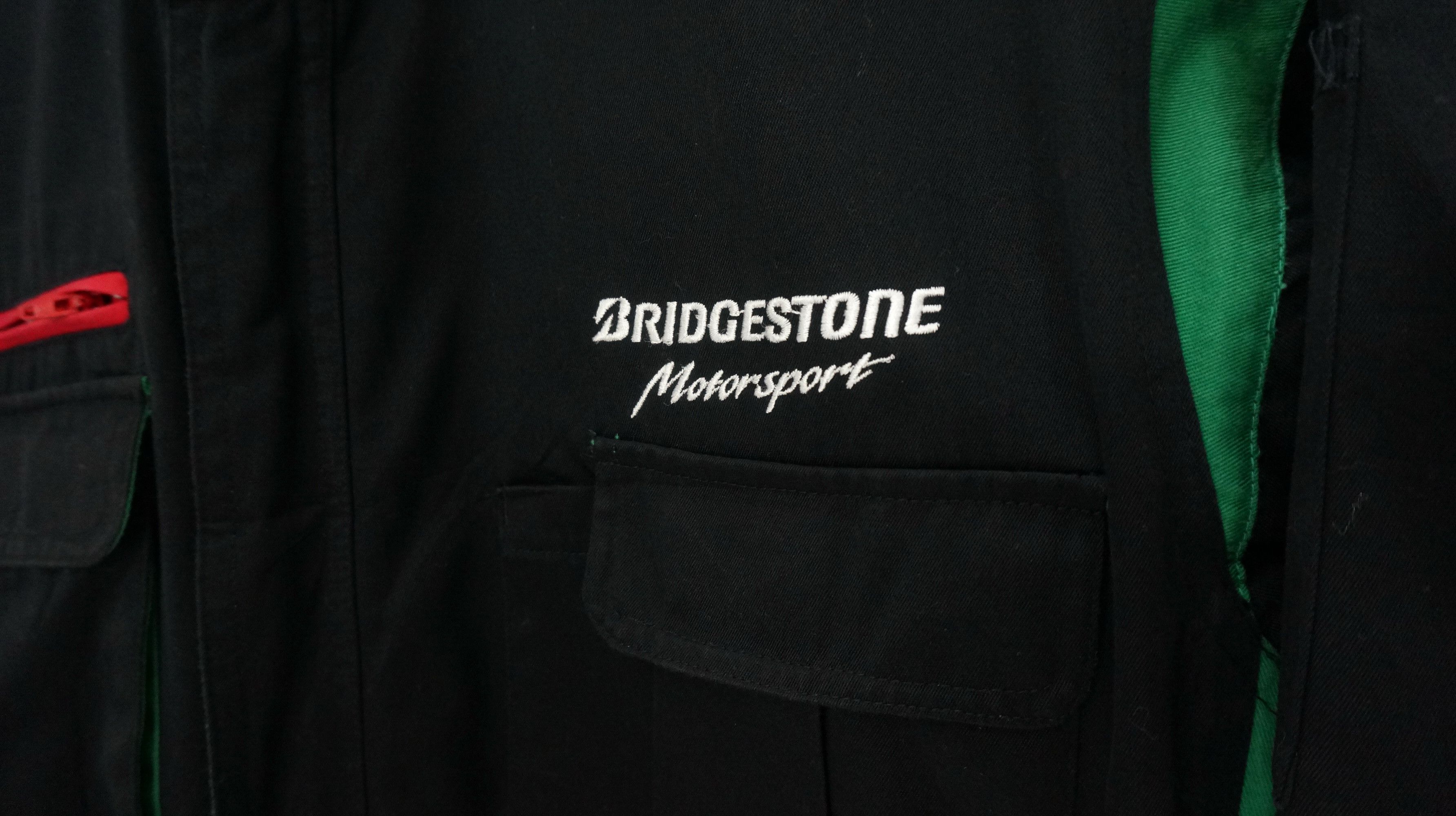 Japanese Brand BRIDGESTONE Motorsport Rare Uniform Coverall Size US 31 - 7 Thumbnail