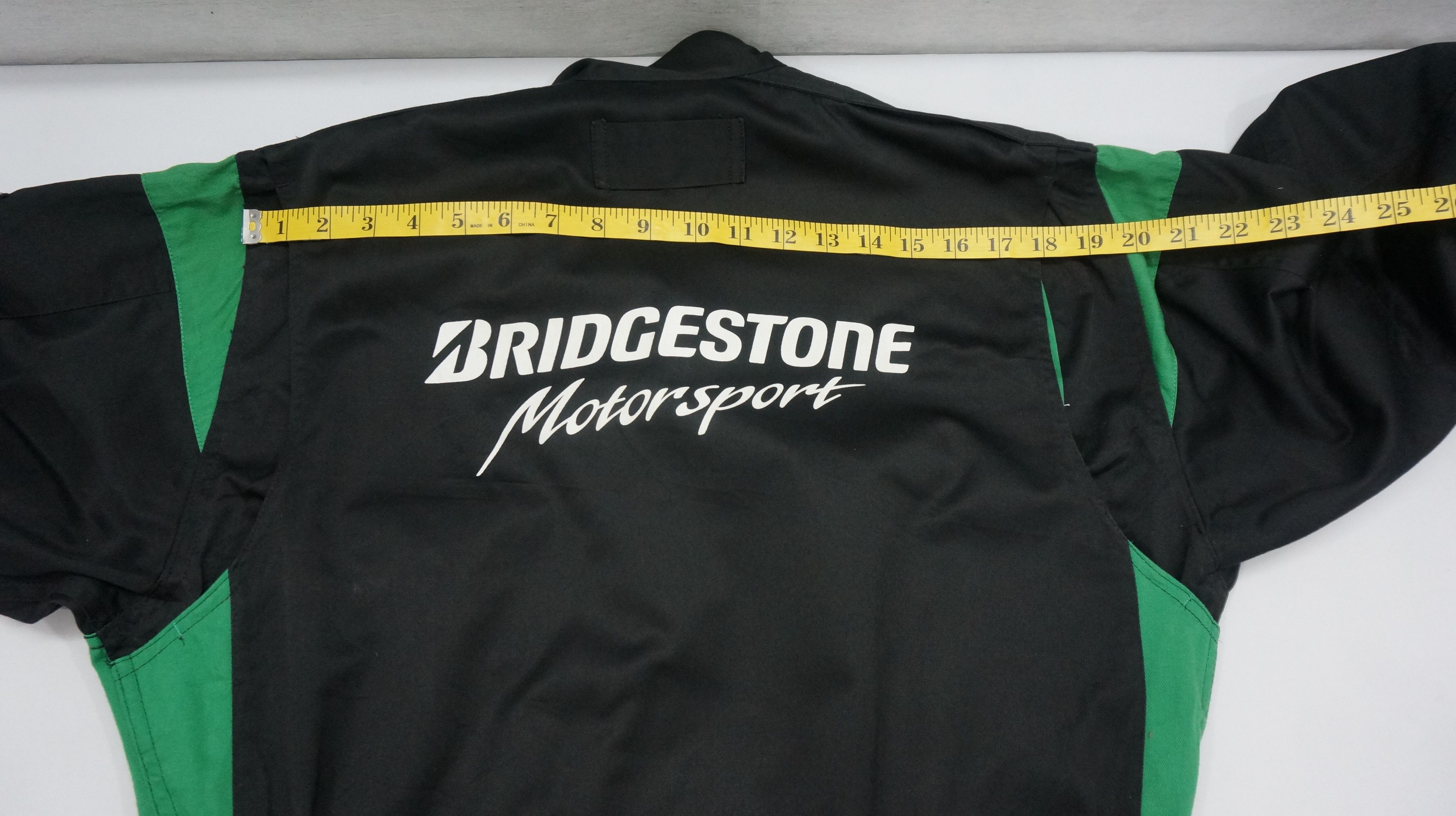 Japanese Brand BRIDGESTONE Motorsport Rare Uniform Coverall Size US 31 - 11 Thumbnail