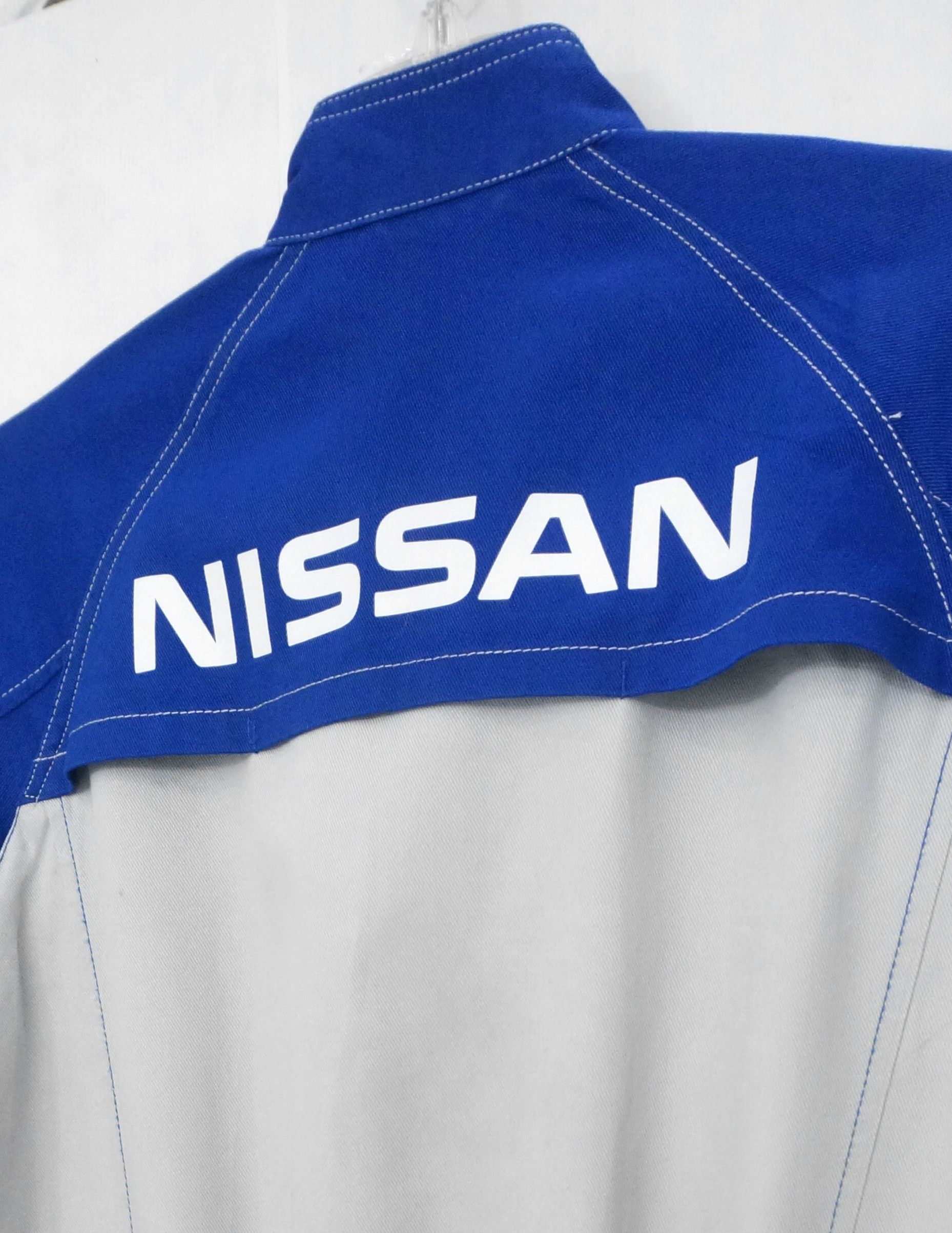 Japanese Brand NISSAN Motor Technician Jumpsuit Uniform Coverall Size US 32 / EU 48 - 4 Thumbnail