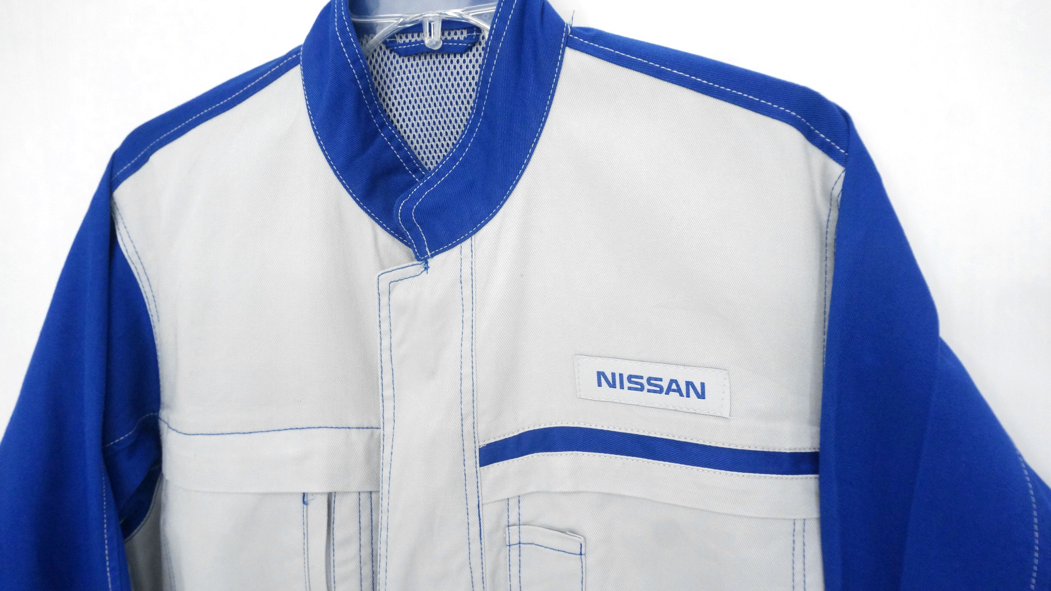 Japanese Brand NISSAN Motor Technician Jumpsuit Uniform Coverall Size US 32 / EU 48 - 6 Thumbnail