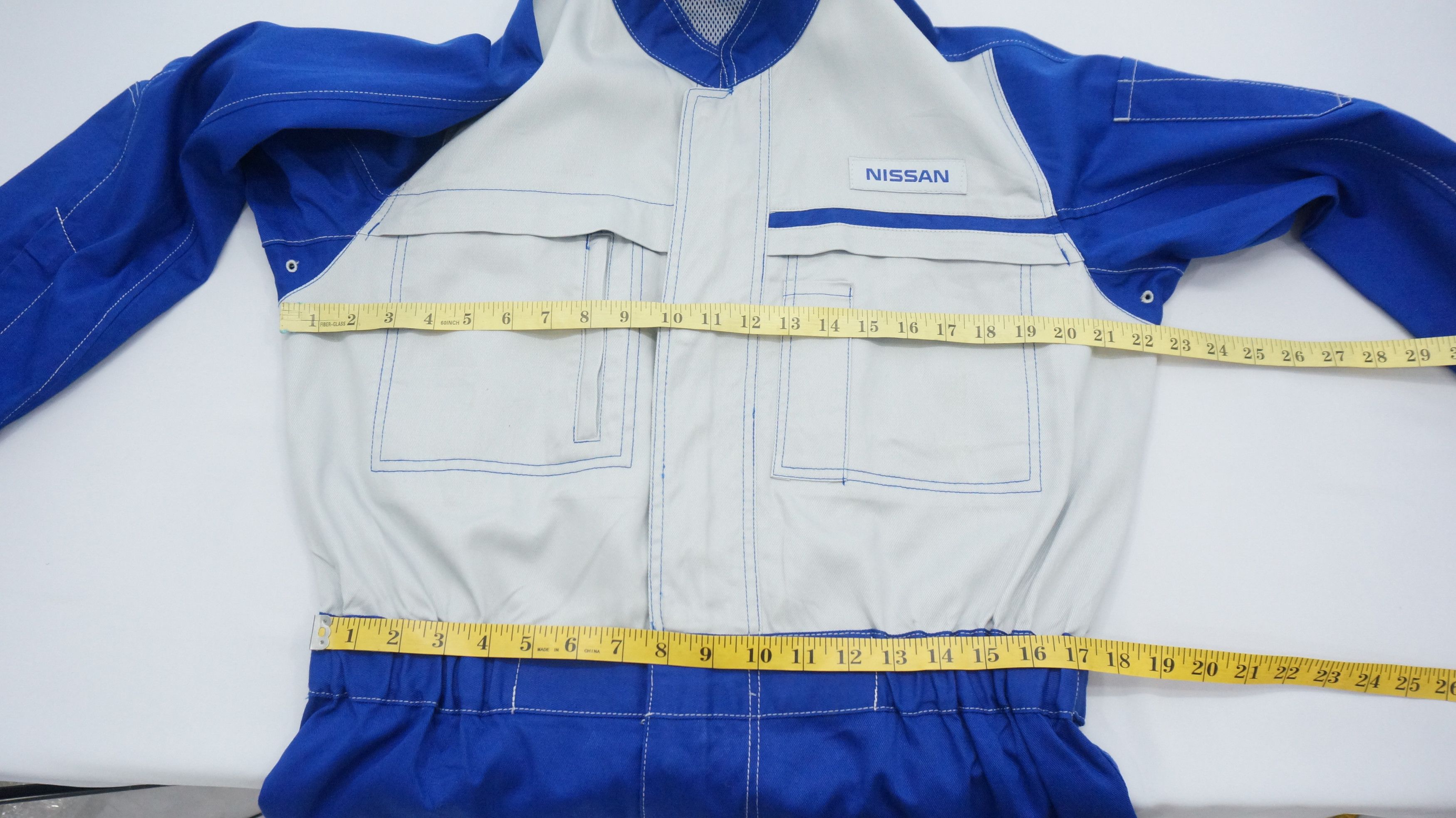 Japanese Brand NISSAN Motor Technician Jumpsuit Uniform Coverall Size US 32 / EU 48 - 9 Thumbnail