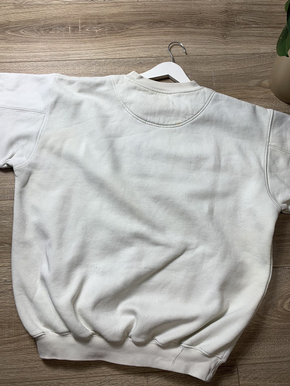 Diesel × Vintage Trashed Sweatshirt Diesel Vintage Big Center Logo Bootleg Size US XL / EU 56 / 4 - 10 Thumbnail