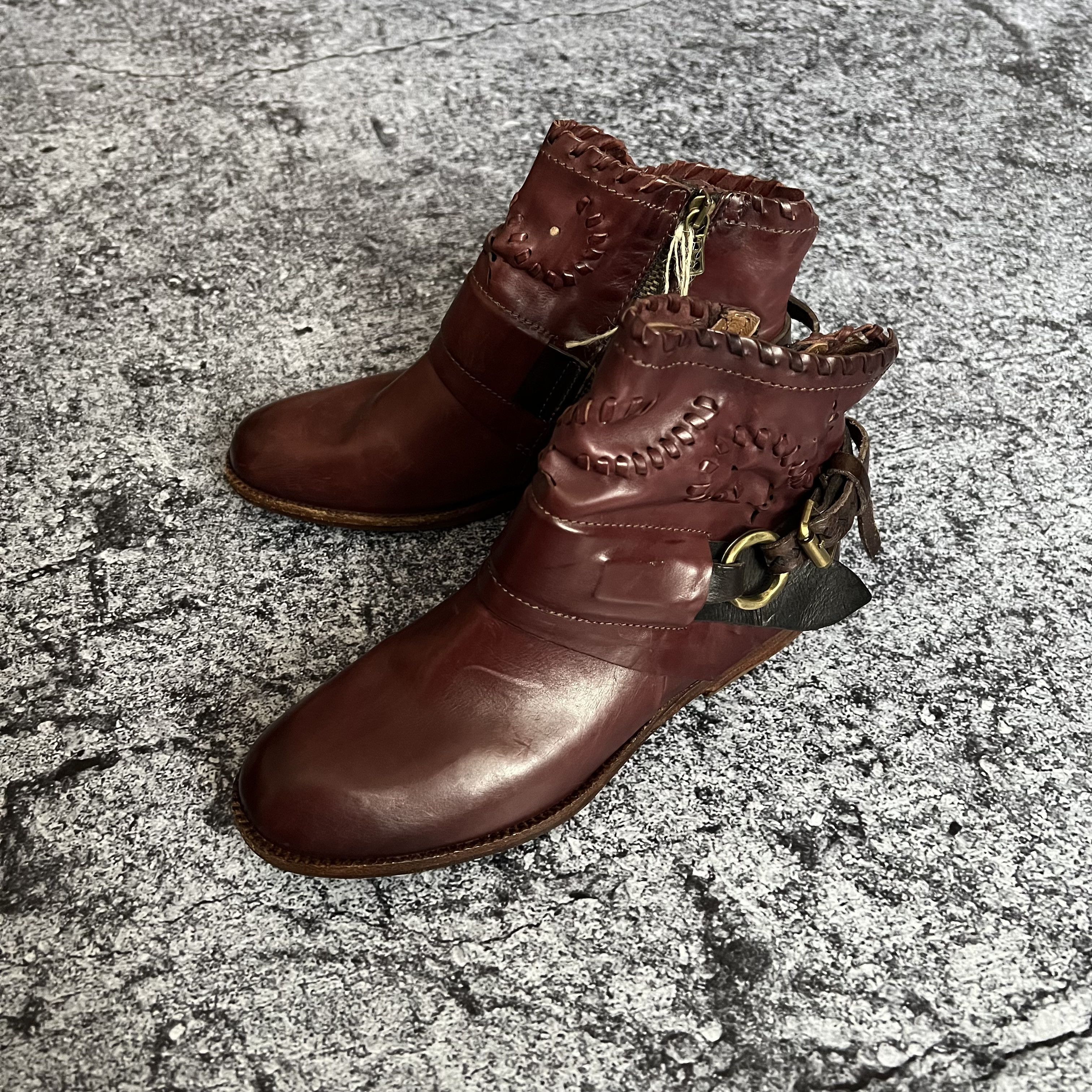 A.S.98 A.S. 98 Boots Shoes Leather Size 37 Size US 7 / IT 37 - 2 Thumbnail