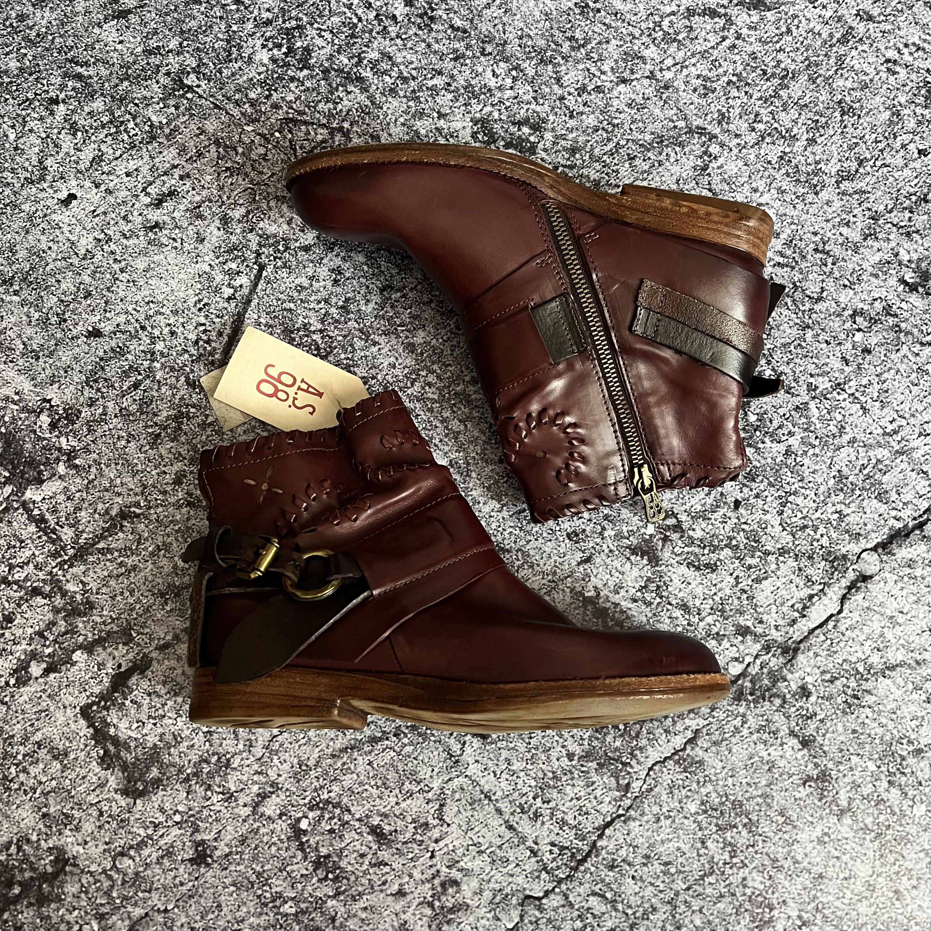 A.S.98 A.S. 98 Boots Shoes Leather Size 37 Size US 7 / IT 37 - 9 Thumbnail