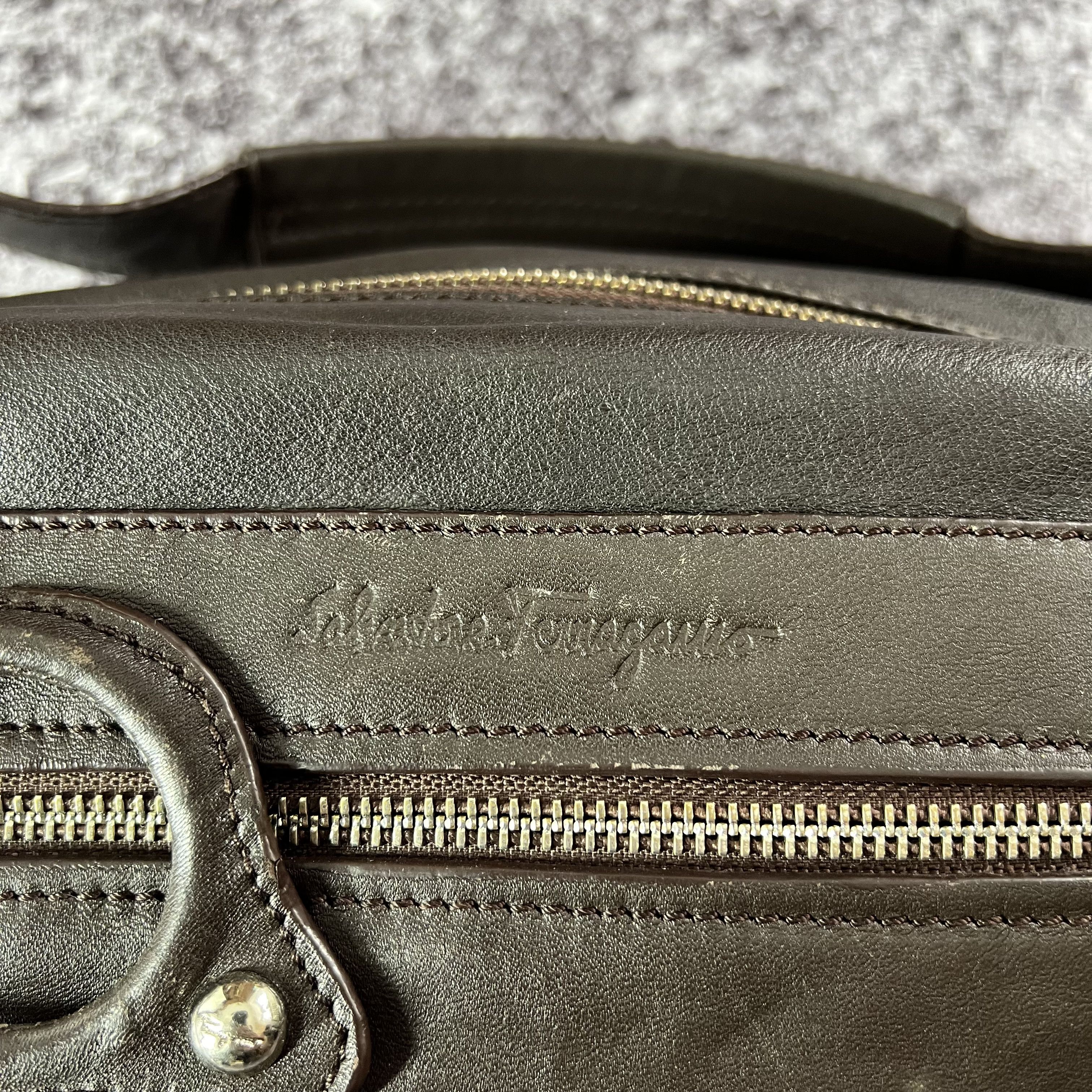 Salvatore Ferragamo Salvatore Ferragamo Handle Bags Leather Made in Italy Size ONE SIZE - 12 Thumbnail