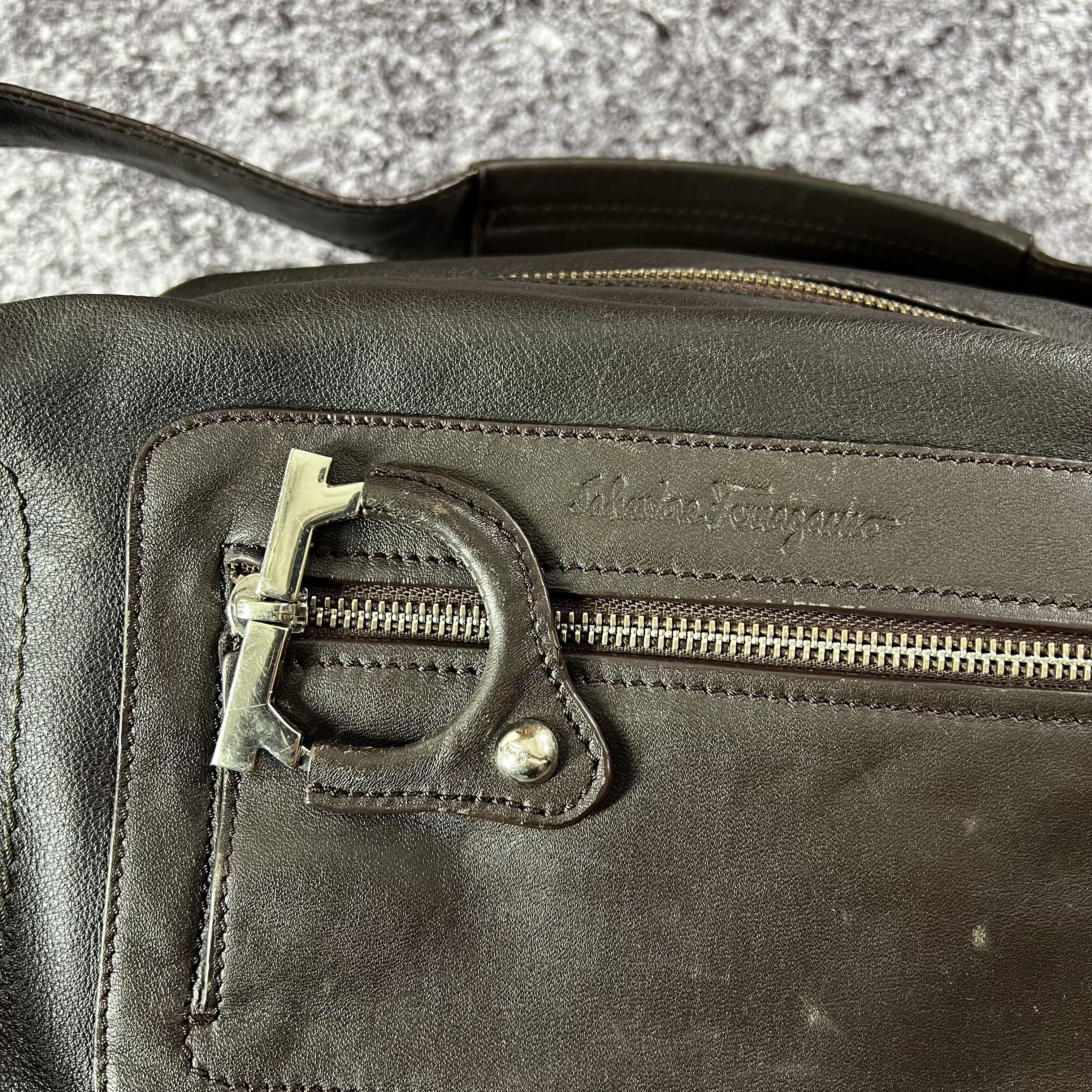 Salvatore Ferragamo Salvatore Ferragamo Handle Bags Leather Made in Italy Size ONE SIZE - 13 Thumbnail