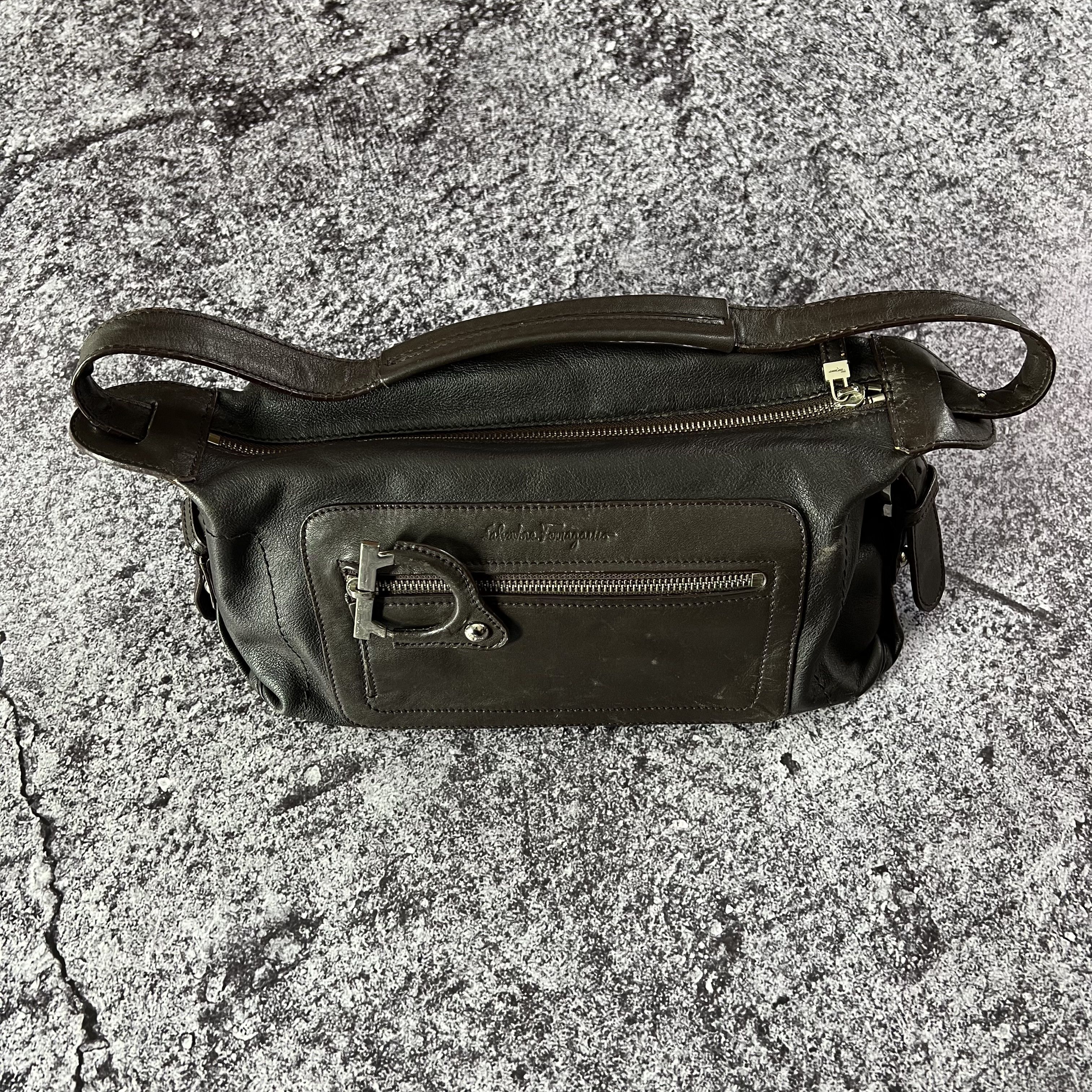 Salvatore Ferragamo Salvatore Ferragamo Handle Bags Leather Made in Italy Size ONE SIZE - 5 Thumbnail