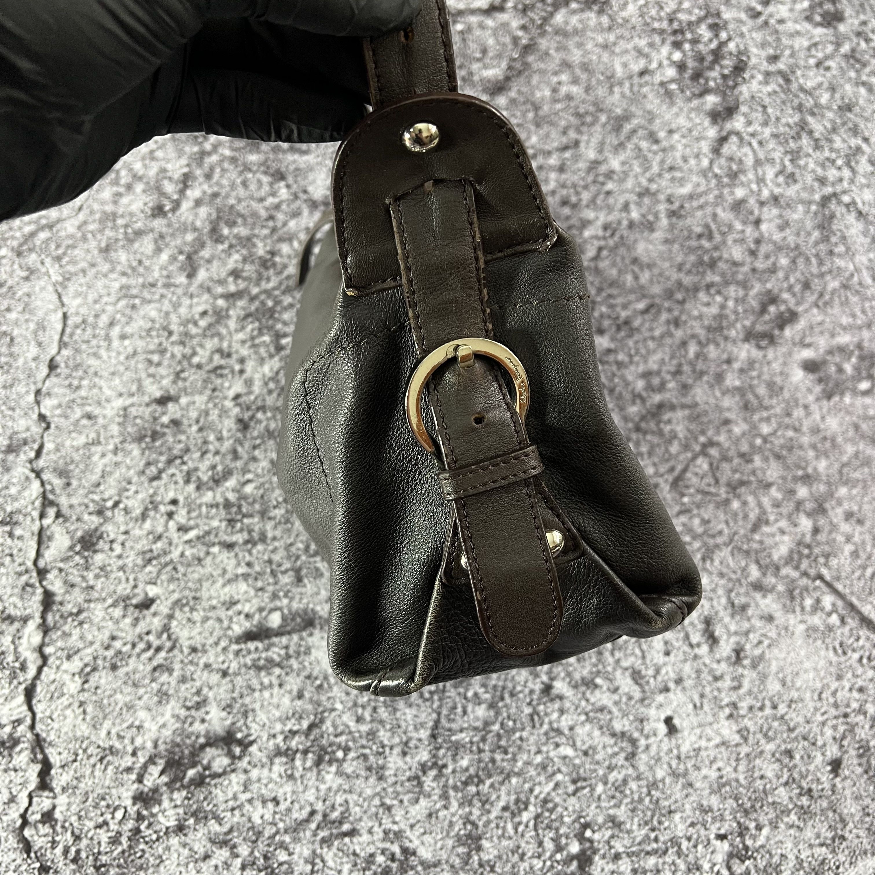 Salvatore Ferragamo Salvatore Ferragamo Handle Bags Leather Made in Italy Size ONE SIZE - 7 Thumbnail