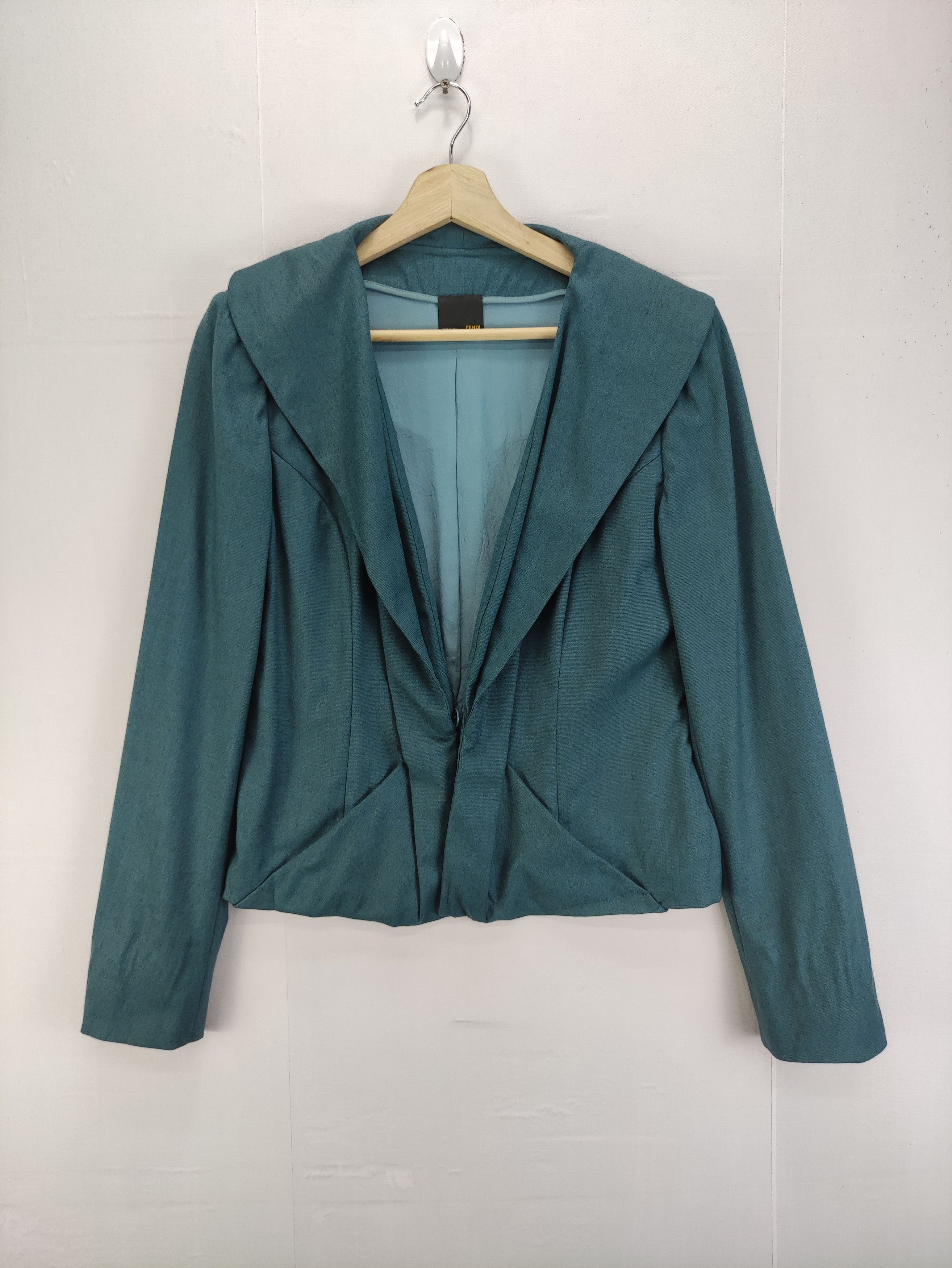 Fendi Fendi Cardigan Coat Blazer Jacket Size S / US 4 / IT 40 - 1 Thumbnail